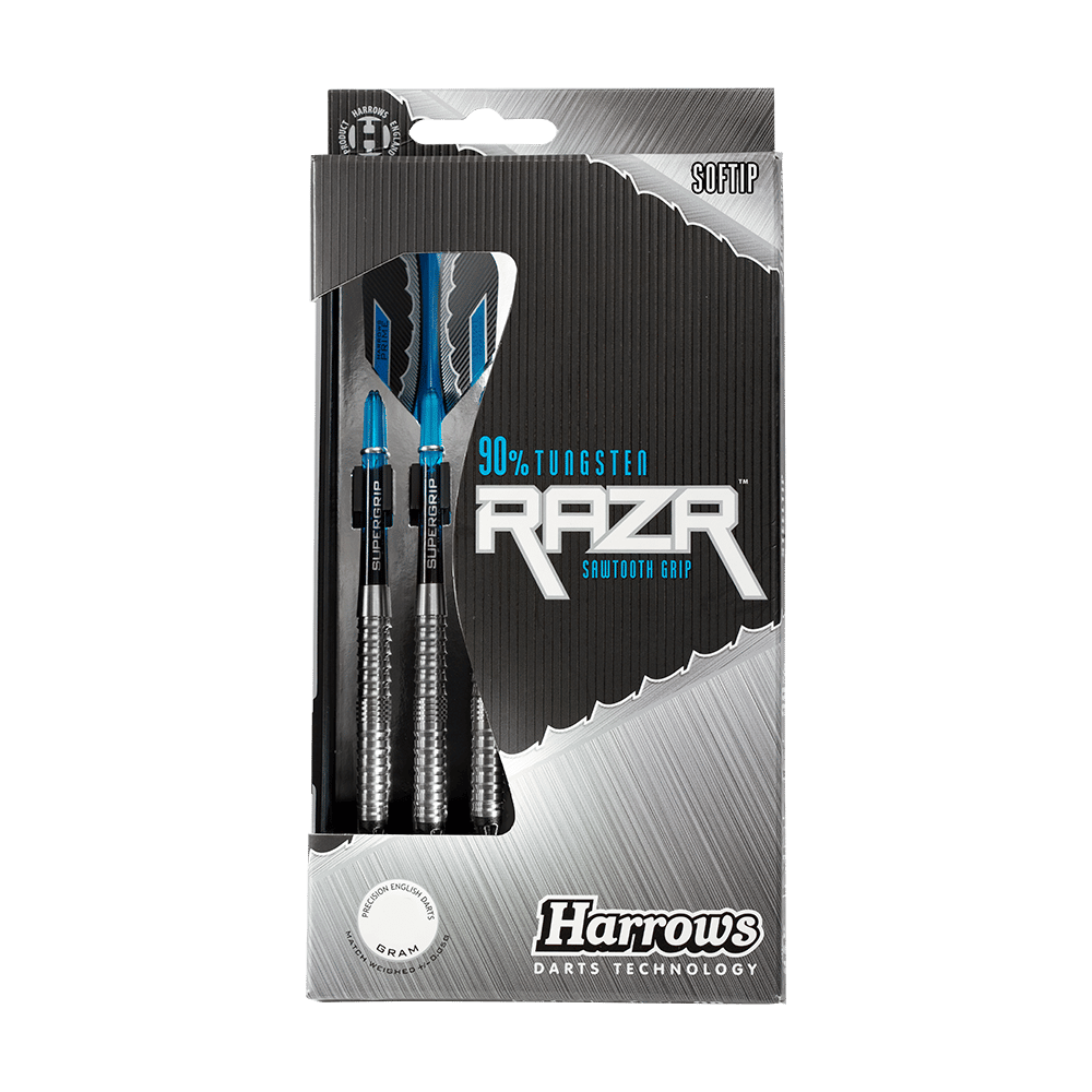 Harrows RAZR Parallel 90% Tungsten Softdarts Style A