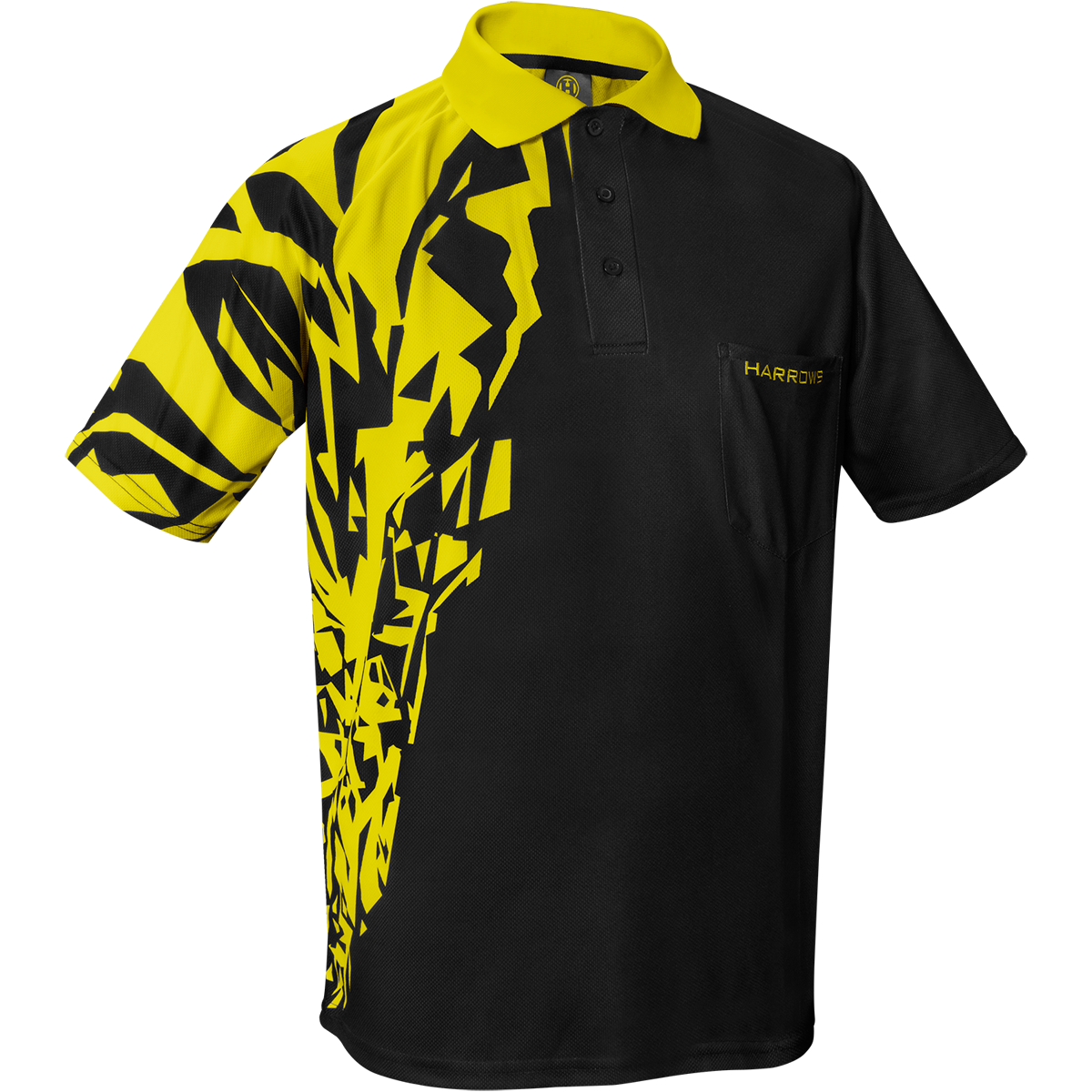 Harrows Rapide Darts Shirt - Yellow