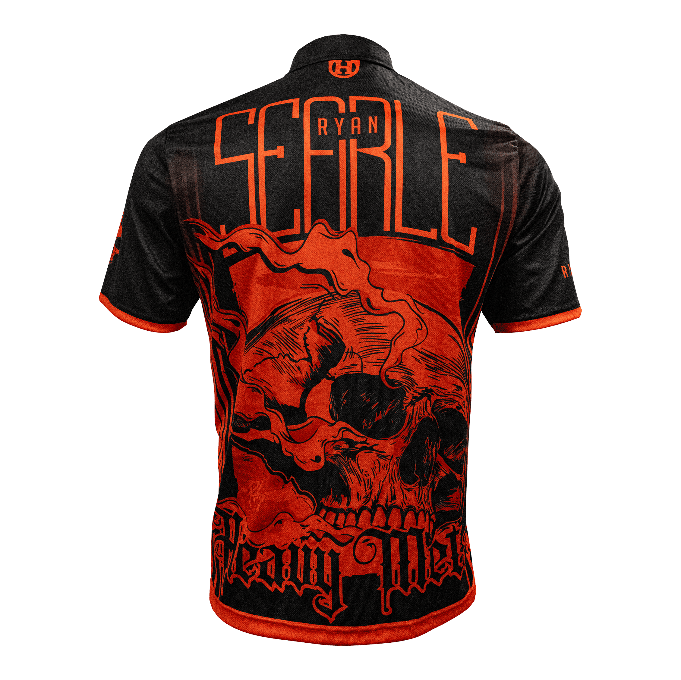 Harrow's Ryan Searle Heavy Metal Player Shirt Abgebildet ist das Harrows Ryan Searle Heavy Metal Playershirt. Dieses Shirt ist für professionelle Dartspieler geeignet.