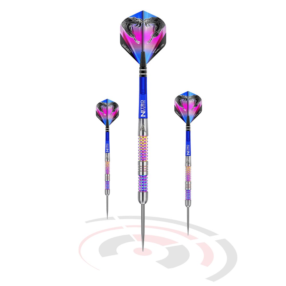 Red Dragon Peter Wright Snakebite Rainbow Mamba steel darts