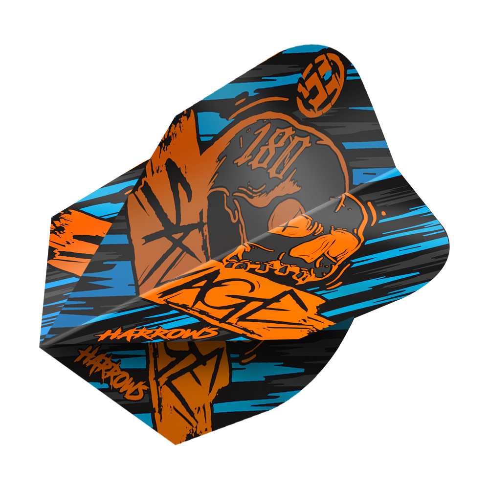 Harrow&#39;s Savage Blue Orange No6 Flights