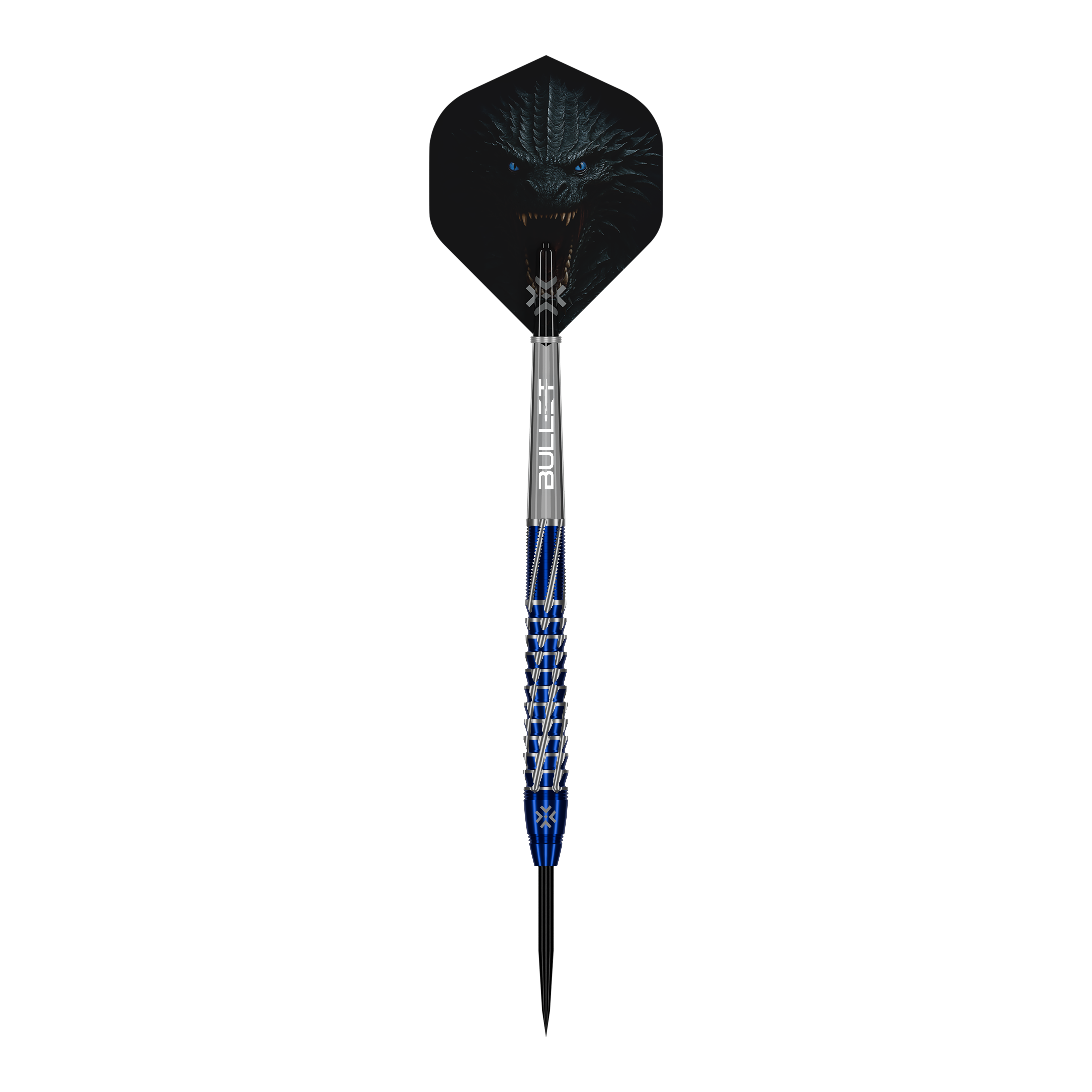 Auf dem Bild sind Bullet Hydra Steeldarts zu erkennen. Sie eignen sich ideal für den Dartsport.