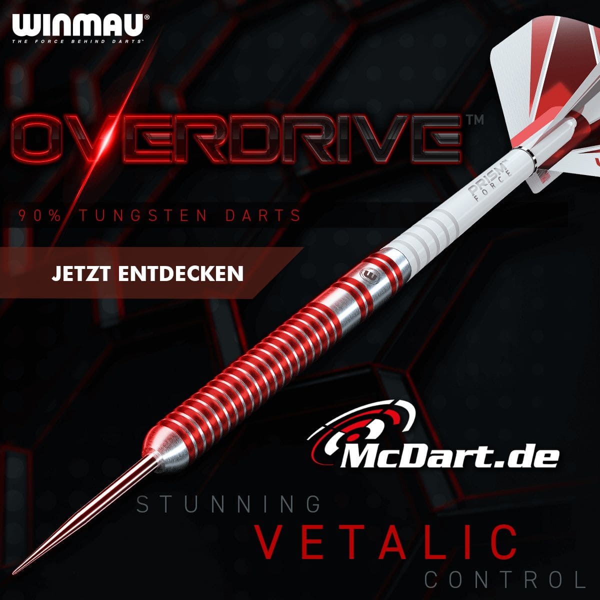 Winmau Overdrive steel darts