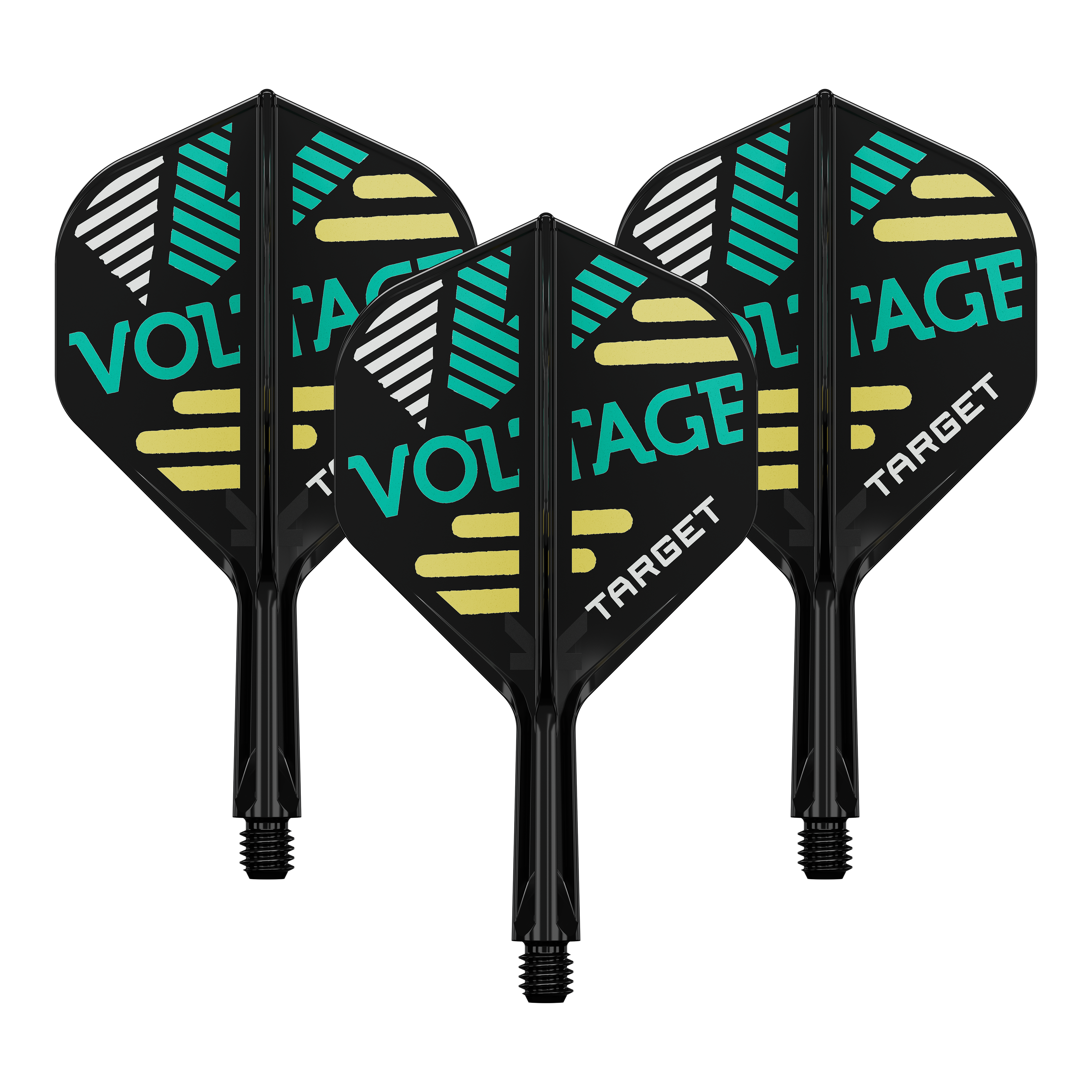 Abgebildet ist das Target K-Flex Rob Cross No2 Standard Flight-Shaft-System mit 19 mm Länge. Das Produkt ist ein Set für Dartzubehör.