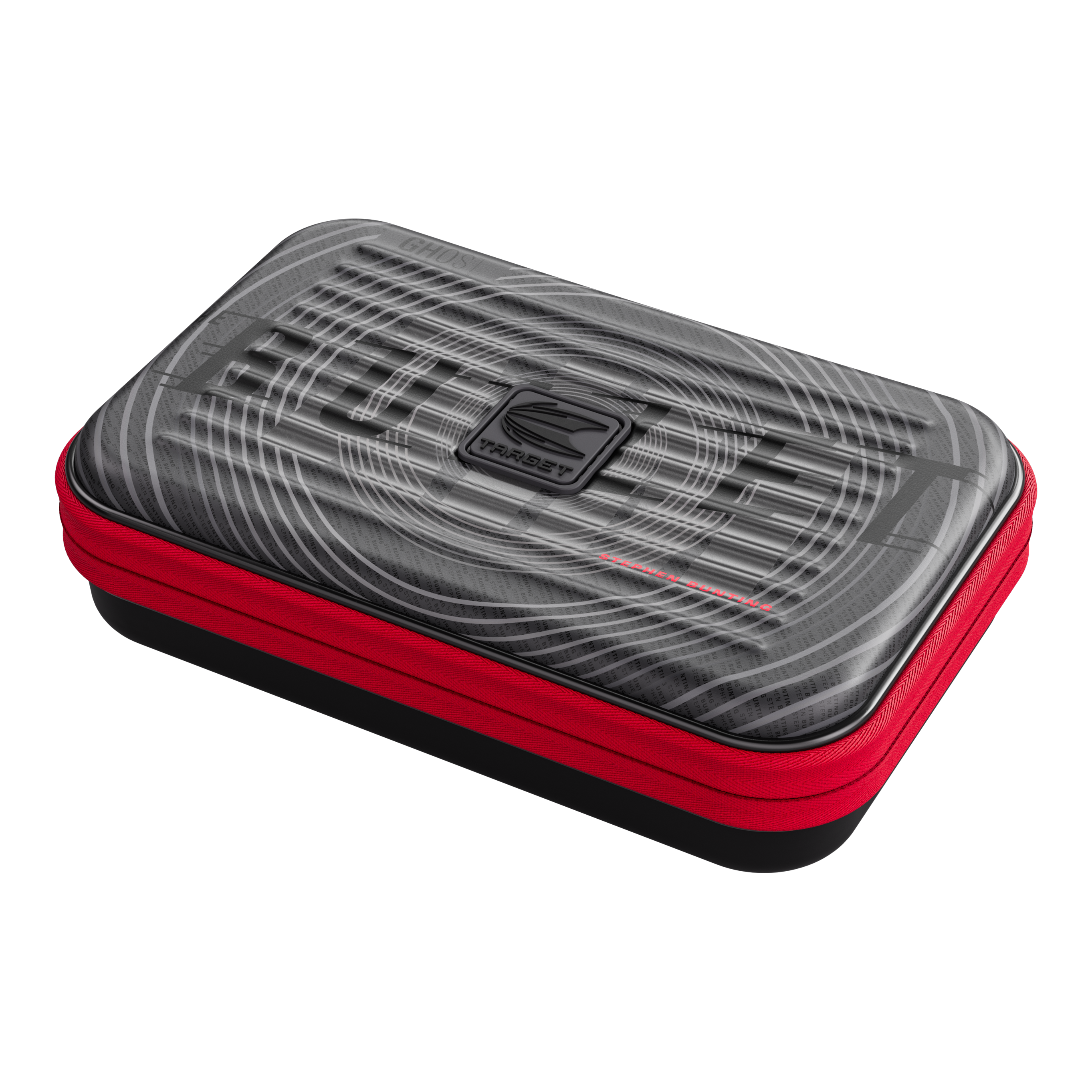 Takoma XL Ghost Series Stephen Bunting dart case Zu sehen ist das Takoma XL Ghost Series Stephen Bunting Dartcase. Dieses Etui eignet sich, um Dartzubehör sicher zu transportieren.