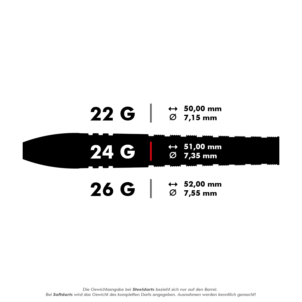 Target Nathan Aspinall Black Edition Swiss Point Steel darts