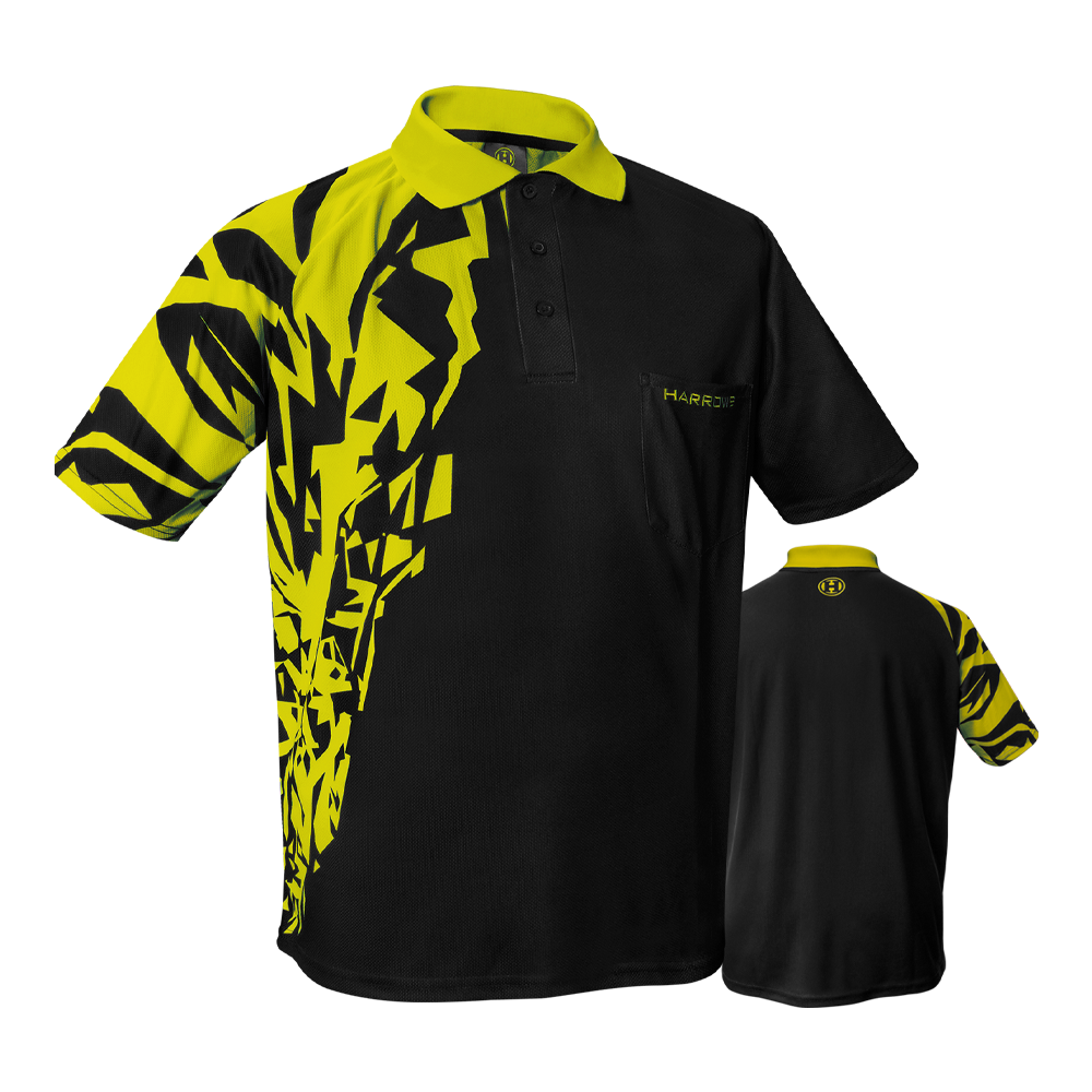 Harrows Rapide Darts Shirt - Yellow