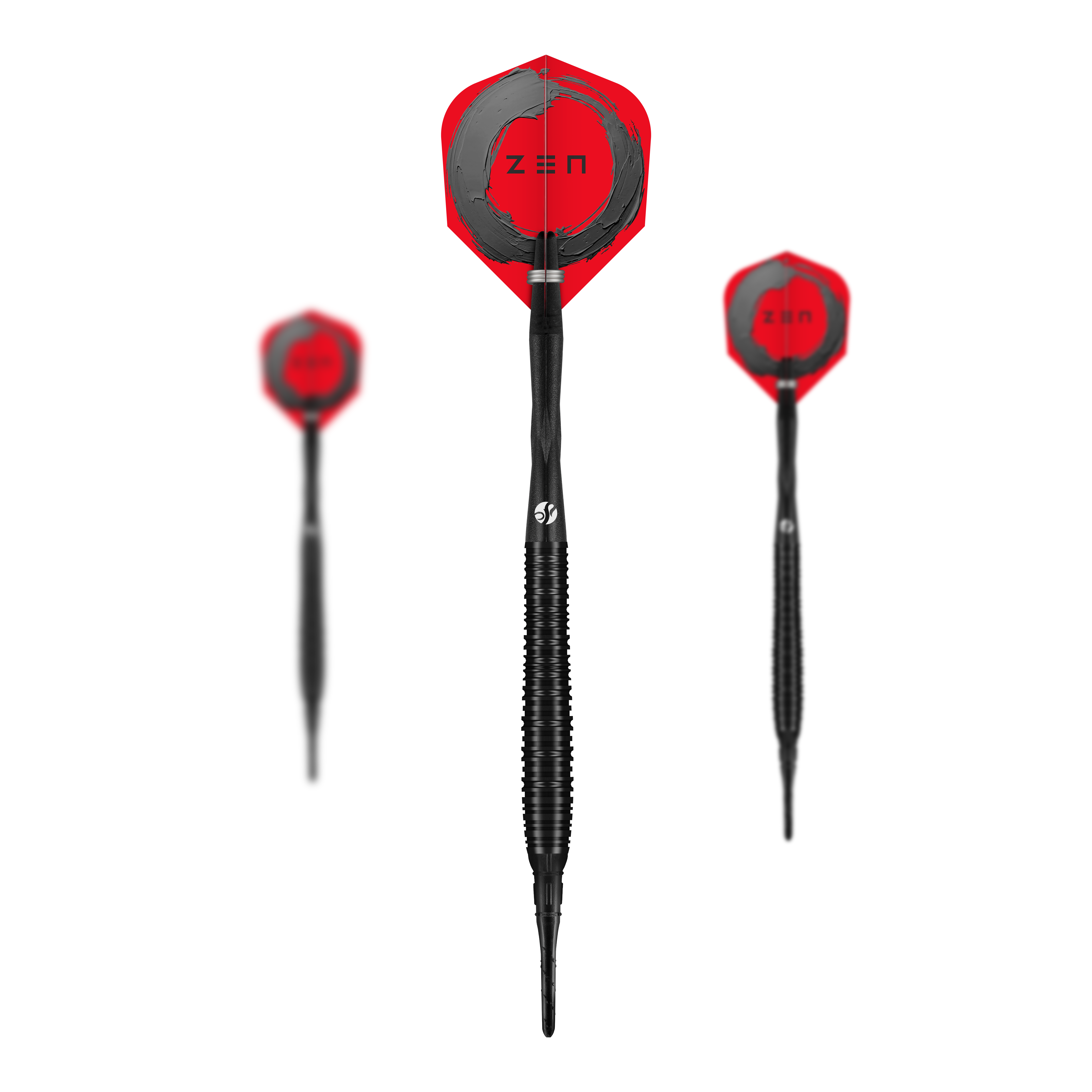 Shot ZEN Torpedo Soft Darts - 20g Das Bild zeigt ein Set der Shot ZEN Torpedo Softdarts - 20g. Es sind mehrere Pfeile als vollständiges Set abgebildet.