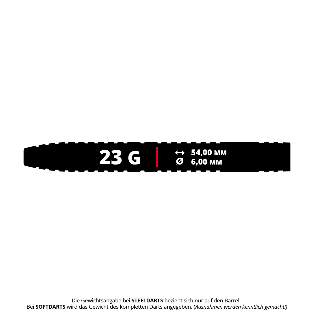 Bulls Challenger Kendji Steinbach Steeldarts - 23g Hier wird Bulls Challenger Kendji Steinbach Steeldarts - 23g dargestellt. Es handelt sich um robuste Steeldarts für den anspruchsvollen Spieler.