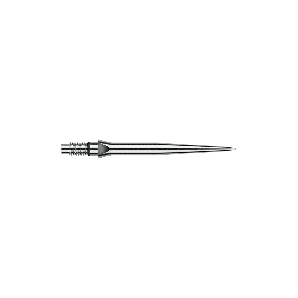 Winmau Switch Point Smooth steel dart tips - Silver Effect Zu sehen sind Winmau Switch Point Smooth Silver Effect Steeldartspitzen mit 26 mm Länge. Die Spitzen sind silberfarben und glänzend ausgeführt.