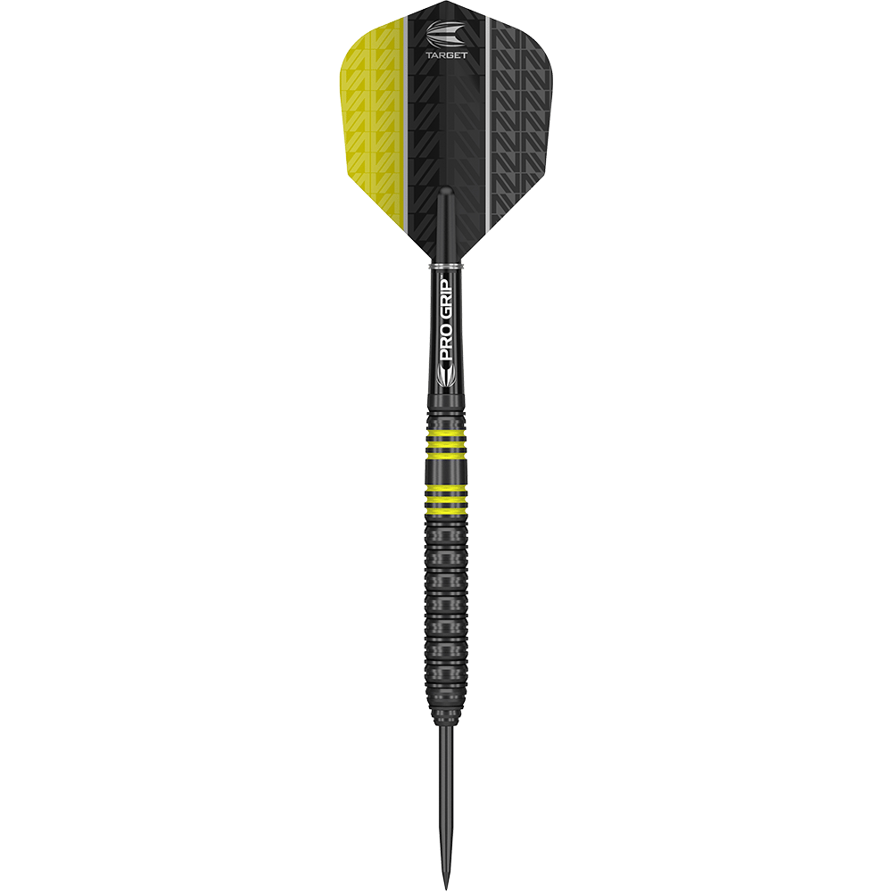 Target Vapor8 Black Yellow steel darts