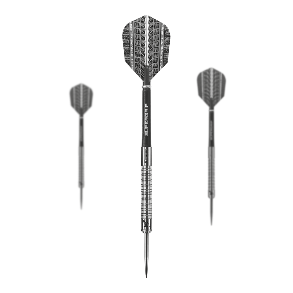 Harrows Supergrip 90% Tungsten steel darts