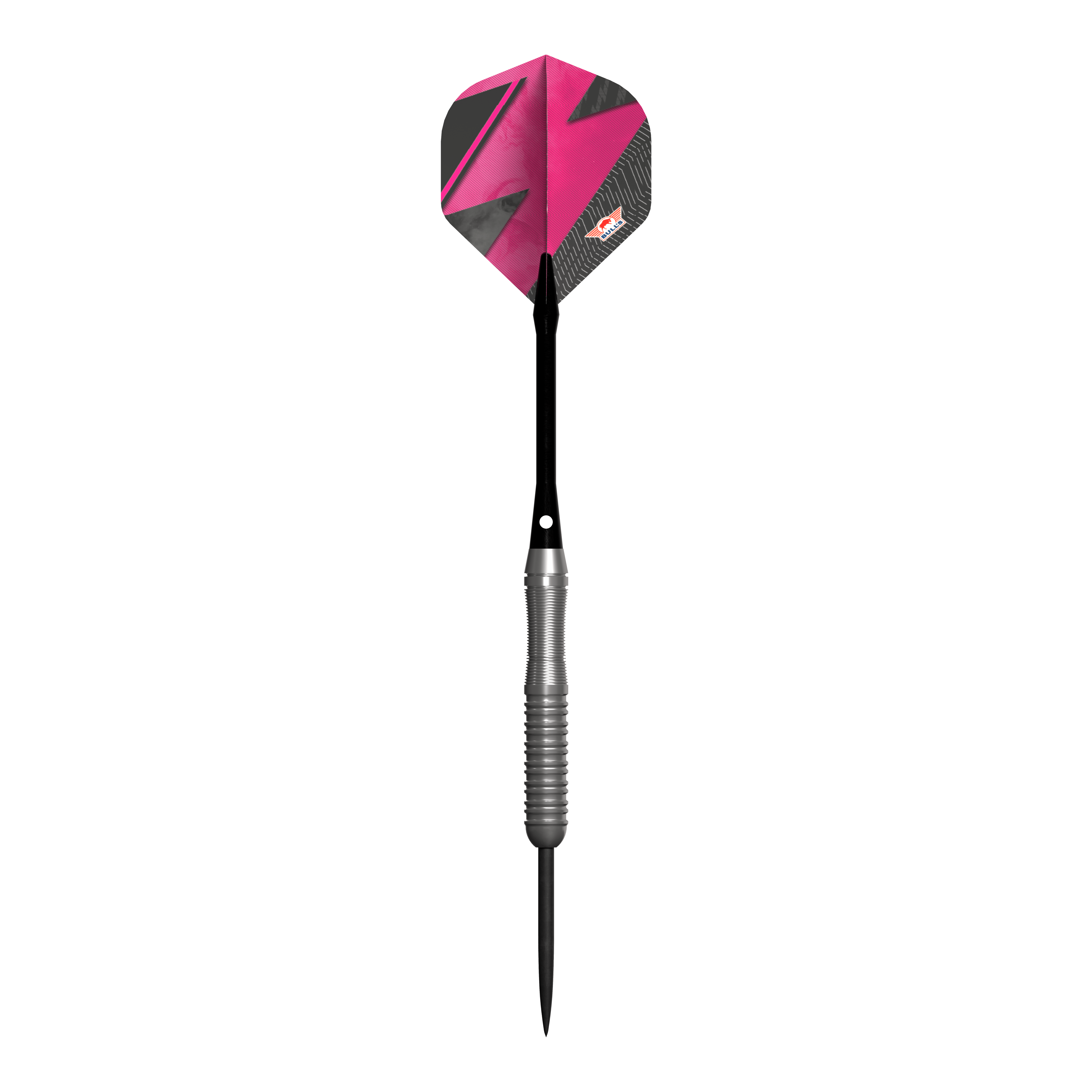 Bulls NL Lightning Pink steel darts Der Bulls NL Lightning Pink Steeldart hat eine auffällige pink-schwarze Flight. Der Schaft ist silberfarben und geriffelt für besseren Halt.