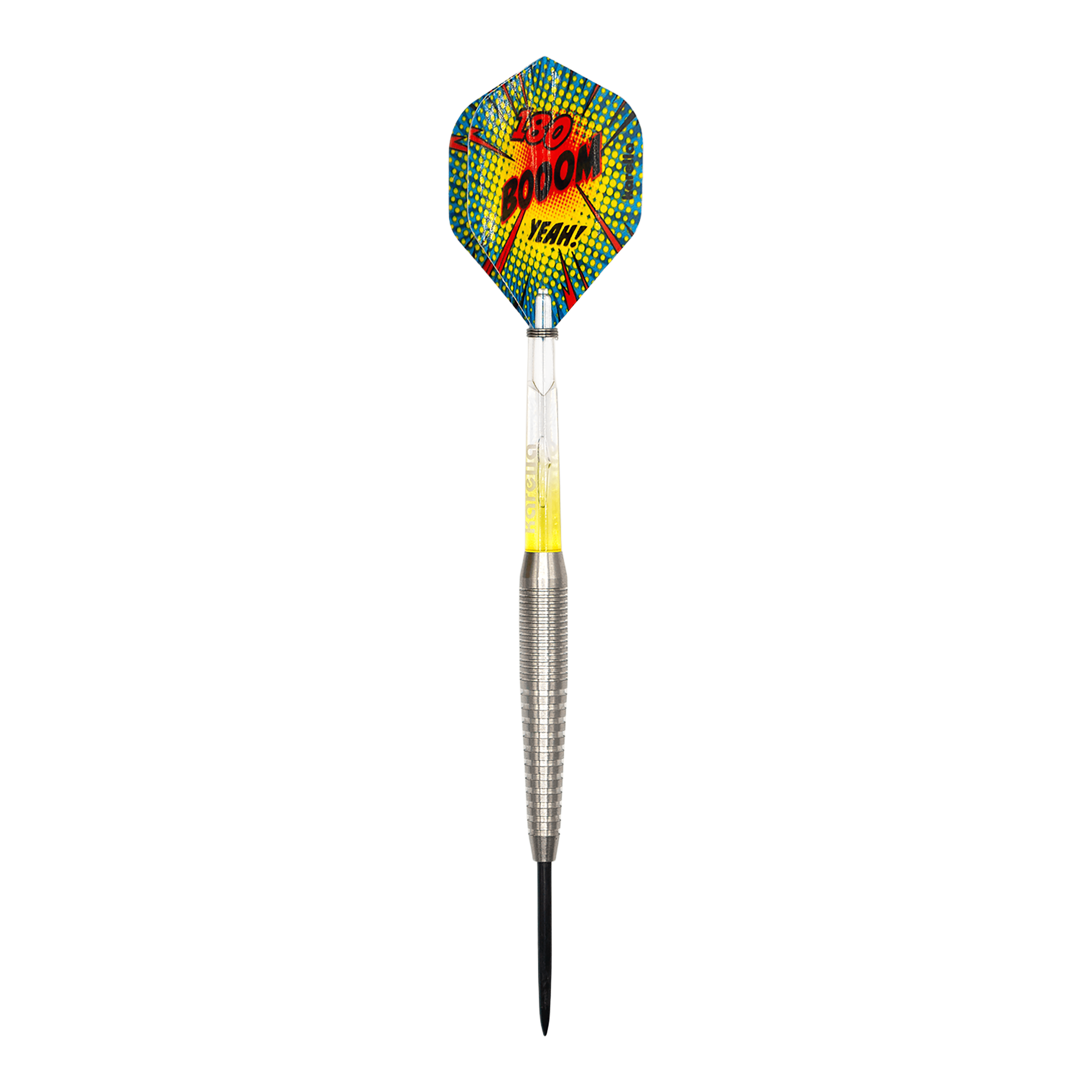 Karella Comic Line CL-5 steel darts - 21g Hier sieht man die Karella Comic Line CL-5 Steeldarts - 21g. Es sind stilvolle Steeldarts für präzises Werfen.