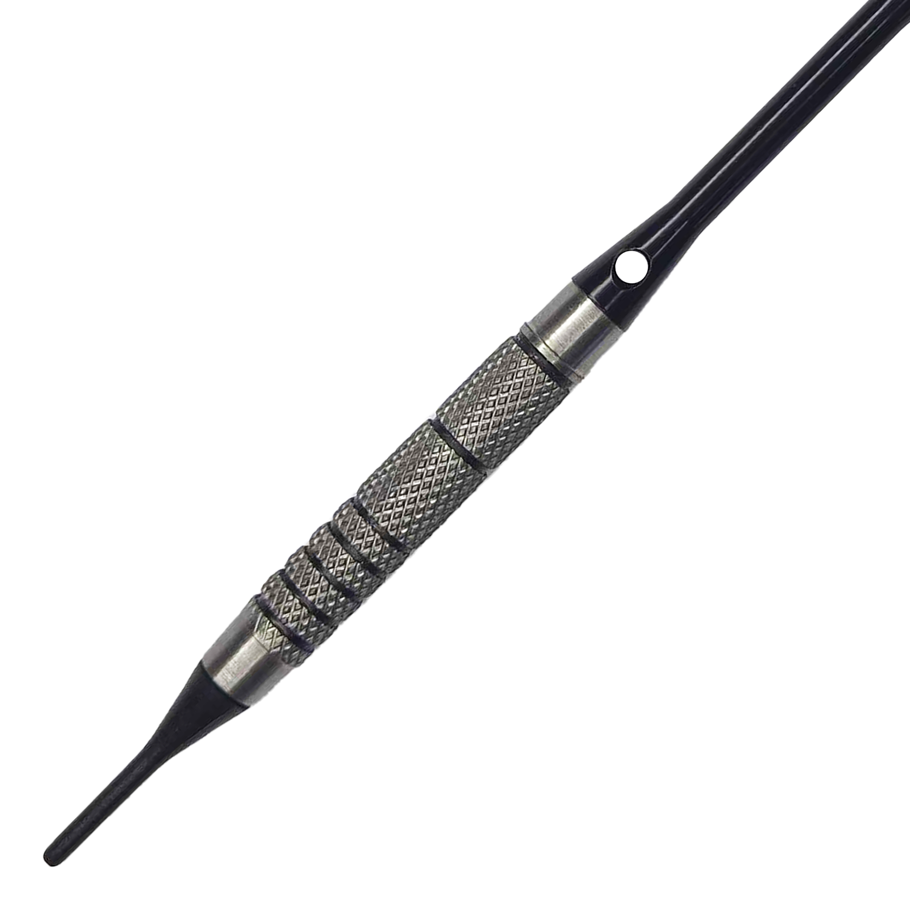 McDart 85 Tungsten V10 Soft Darts - 17.5g Dies ist ein McDart 85er Tungsten V10 Softdart mit einem Gewicht von 17,5 g. Der Dartpfeil hat eine strukturierte Metalloberfläche für besseren Halt.