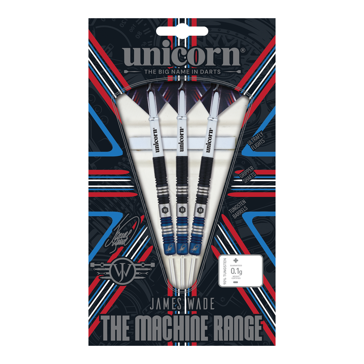 Unicorn The Machine James Wade Two-Tone Steel Darts