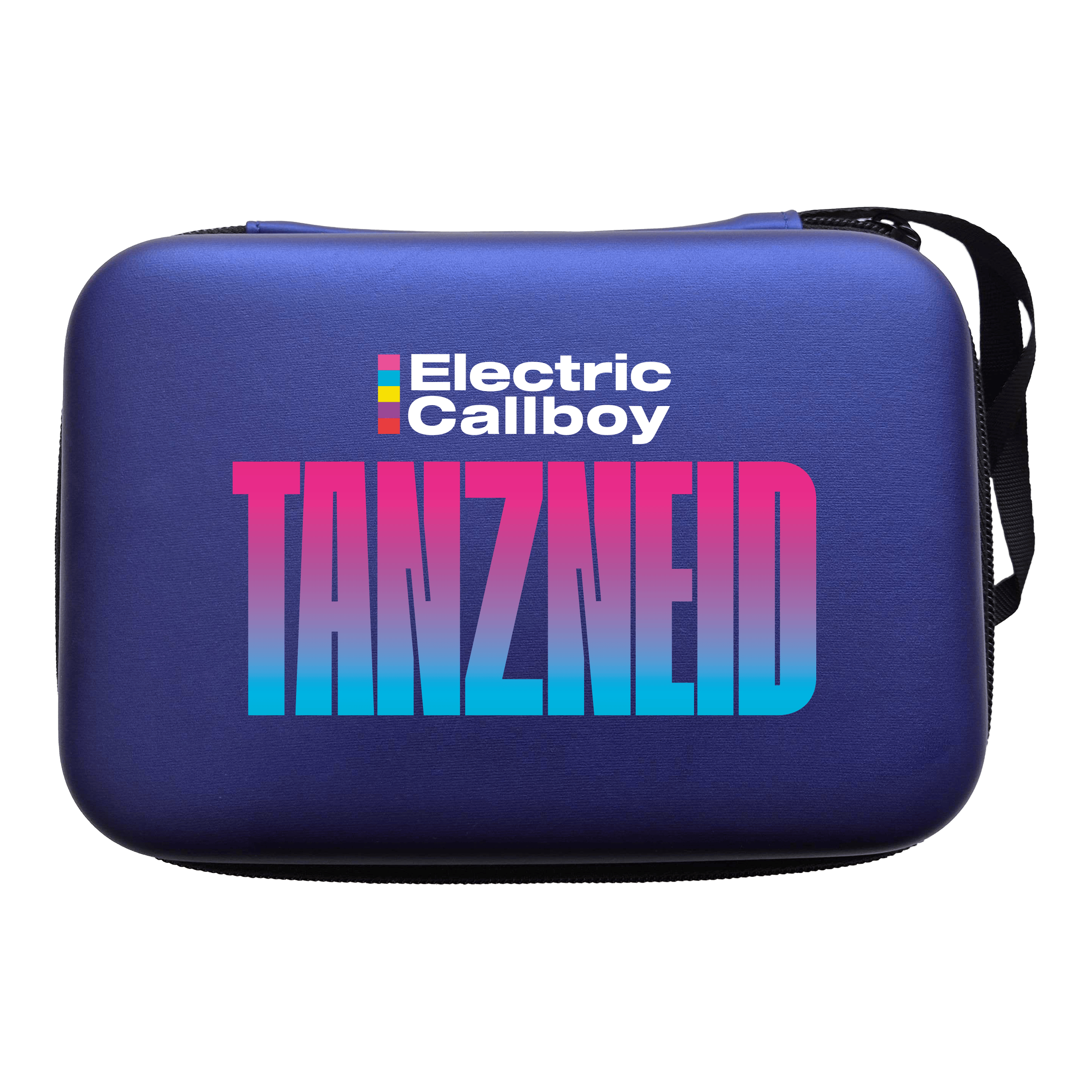 Electric Callboy Tanzneid Album Version Dartcase - Blue Zu sehen ist das Electric Callboy Tanzneid Album Version Dartcase - Blau. Das Case ist kompakt und robust gestaltet.