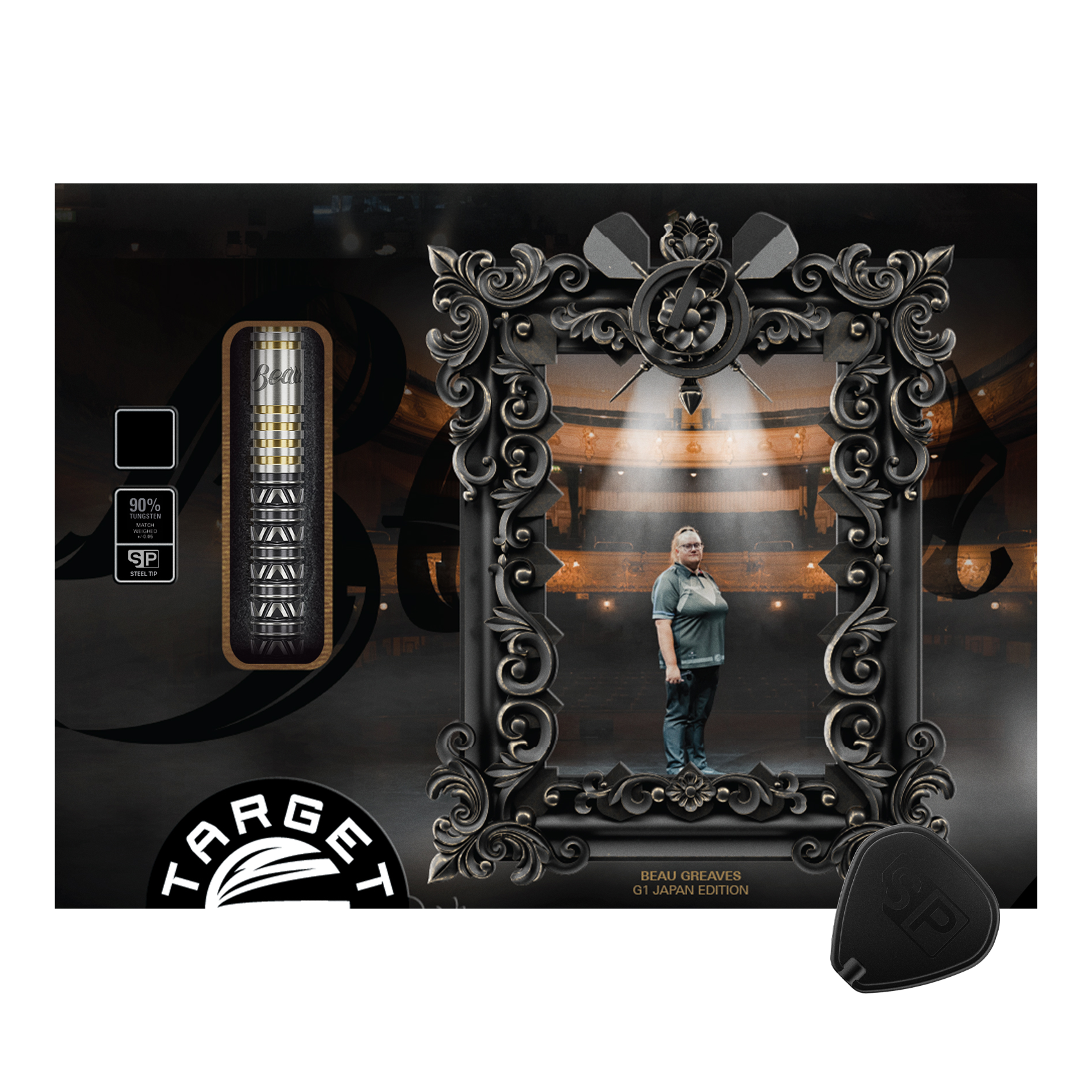 Target Japan Beau Greaves Japan Edition Swiss Point Steeldarts Dieses Bild präsentiert die Target Japan Beau Greaves Japan Edition Swiss Point Steeldarts. Die Darts sind ideal für professionelle und ambitionierte Spieler.