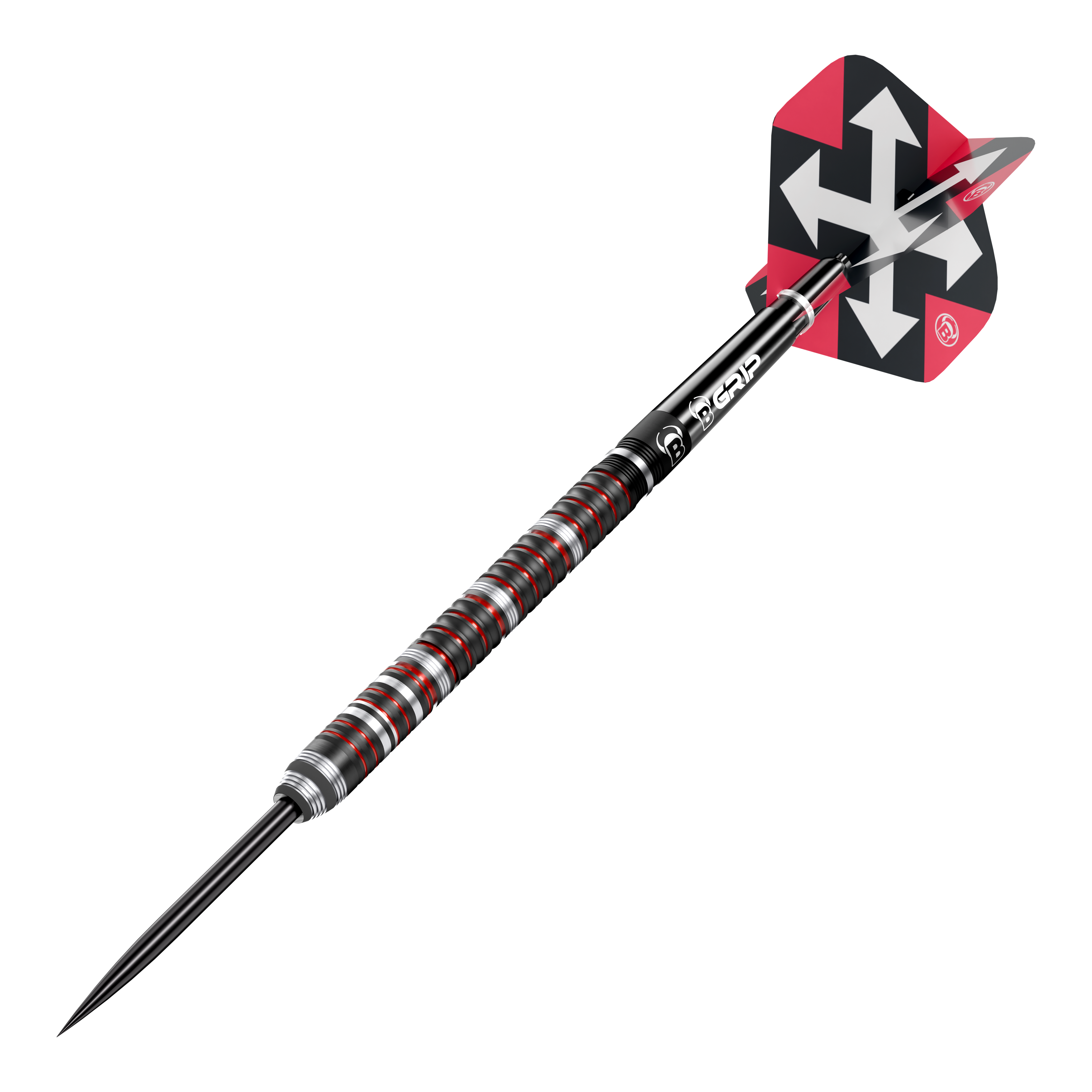 Das Bild zeigt die Bulls Sixty S2 Steeldarts. Die Darts sind für präzises Werfen beim Dartspiel entworfen.