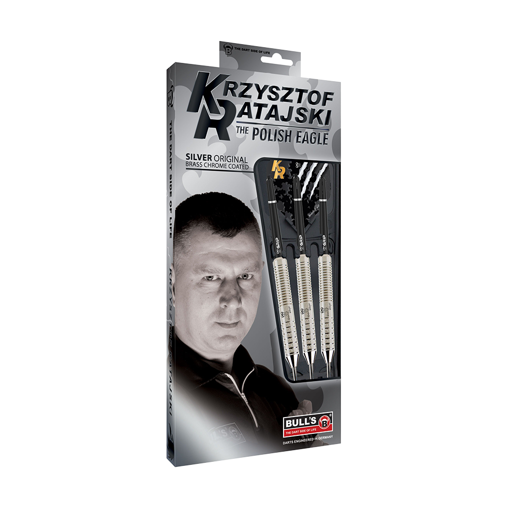 Bulls Krzysztof Ratajski Brass Silver Steeldarts - 22g