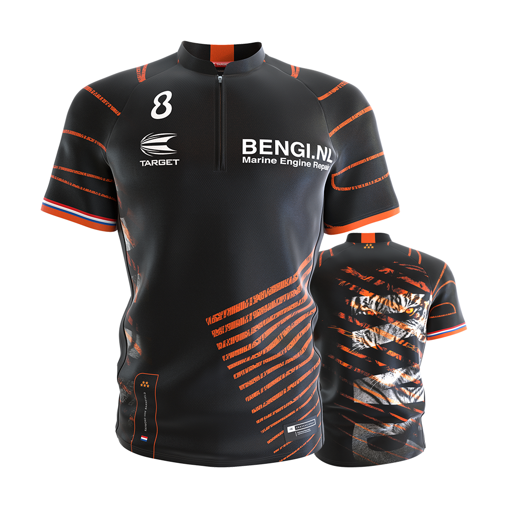 Target Coolplay Collarless Raymond Van Barneveld 2023 dart shirt