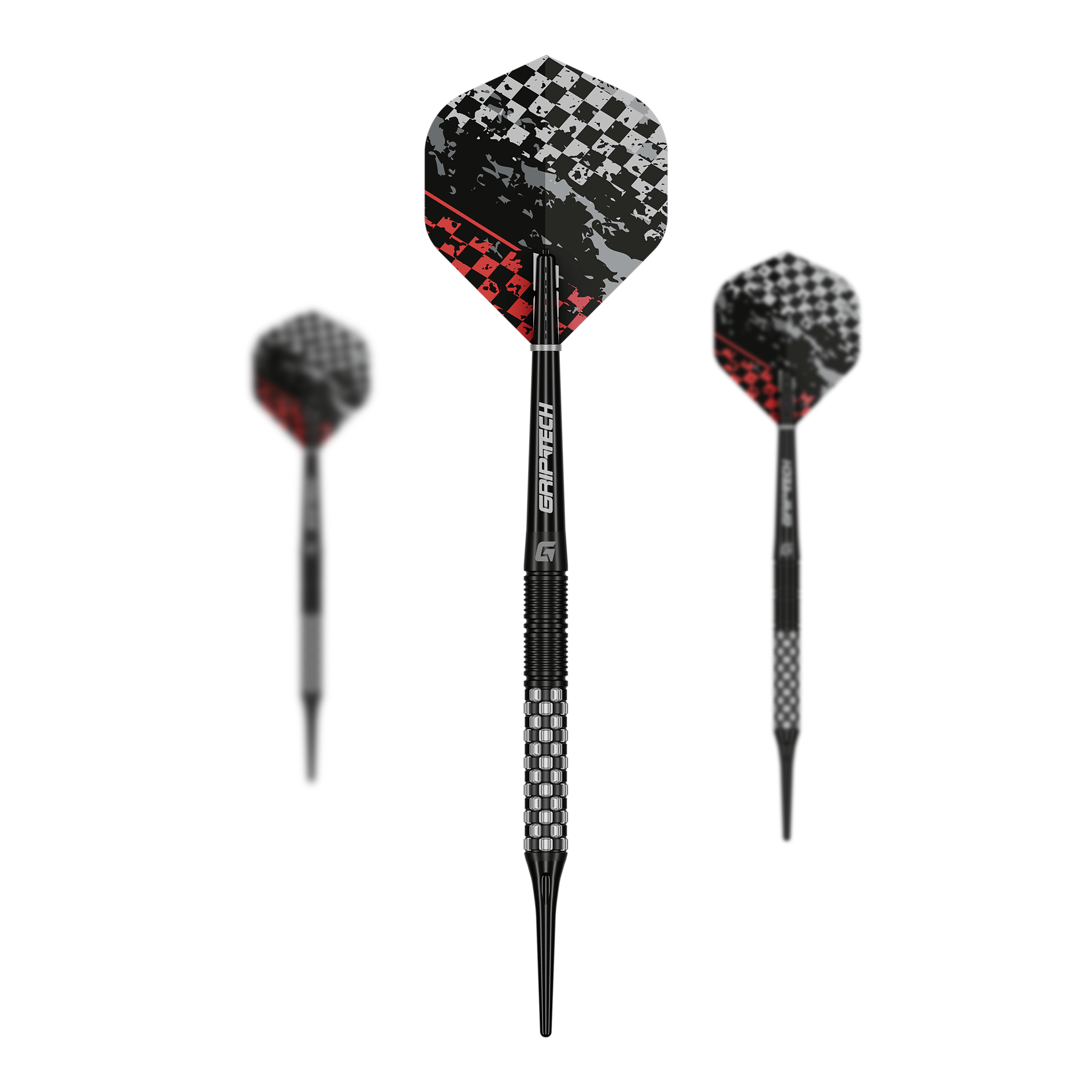 GOAT Finish Line Soft Darts - 20g Das Bild zeigt die GOAT Finish Line Tungsten Softdarts mit einem Gewicht von 20g. Die Darts sind für das Softdartspiel konzipiert.