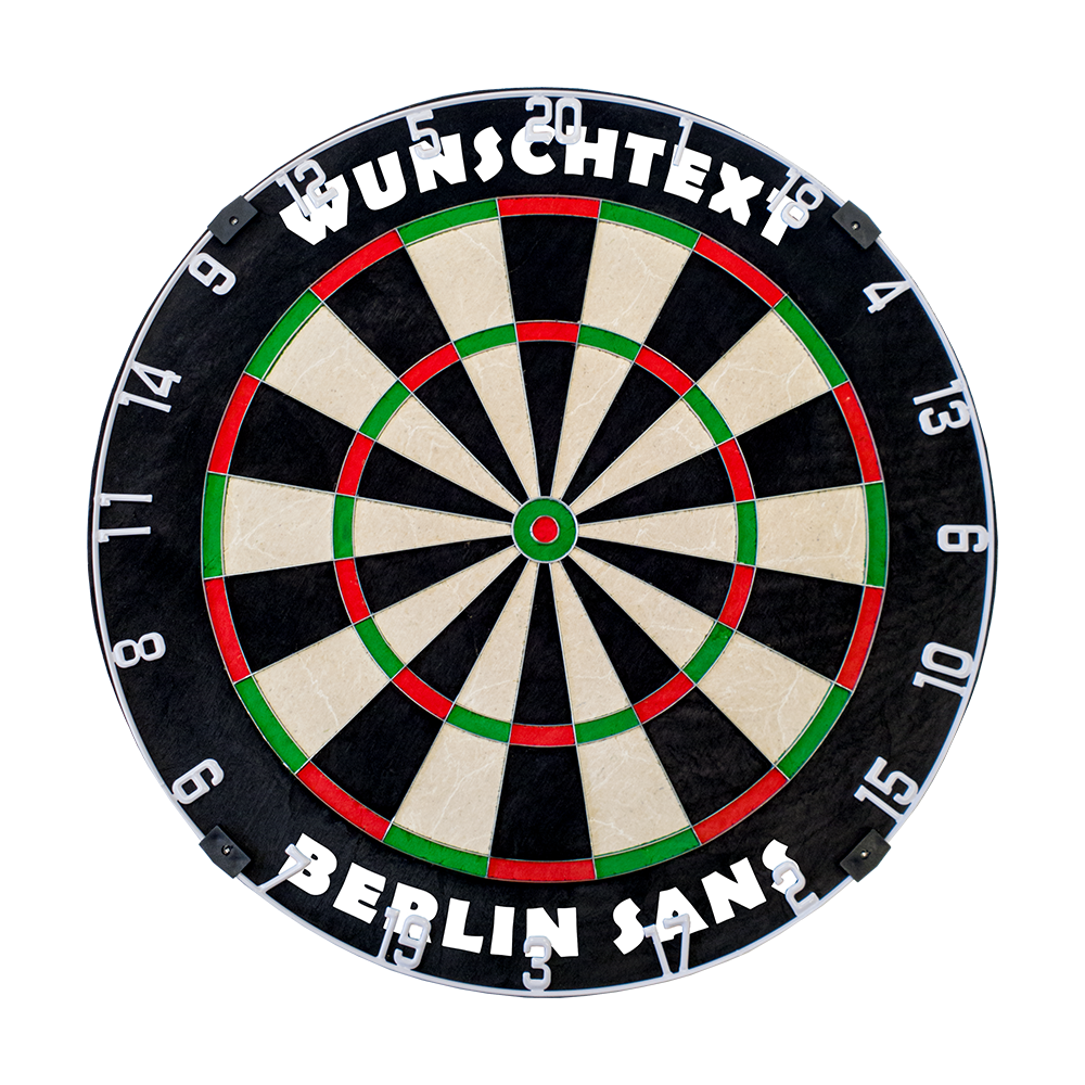 Dartboard with text of your choice