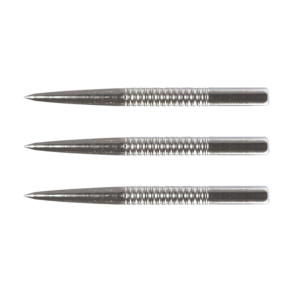 Winmau Ringed Silver Effect Steeldart Tips - 32mm