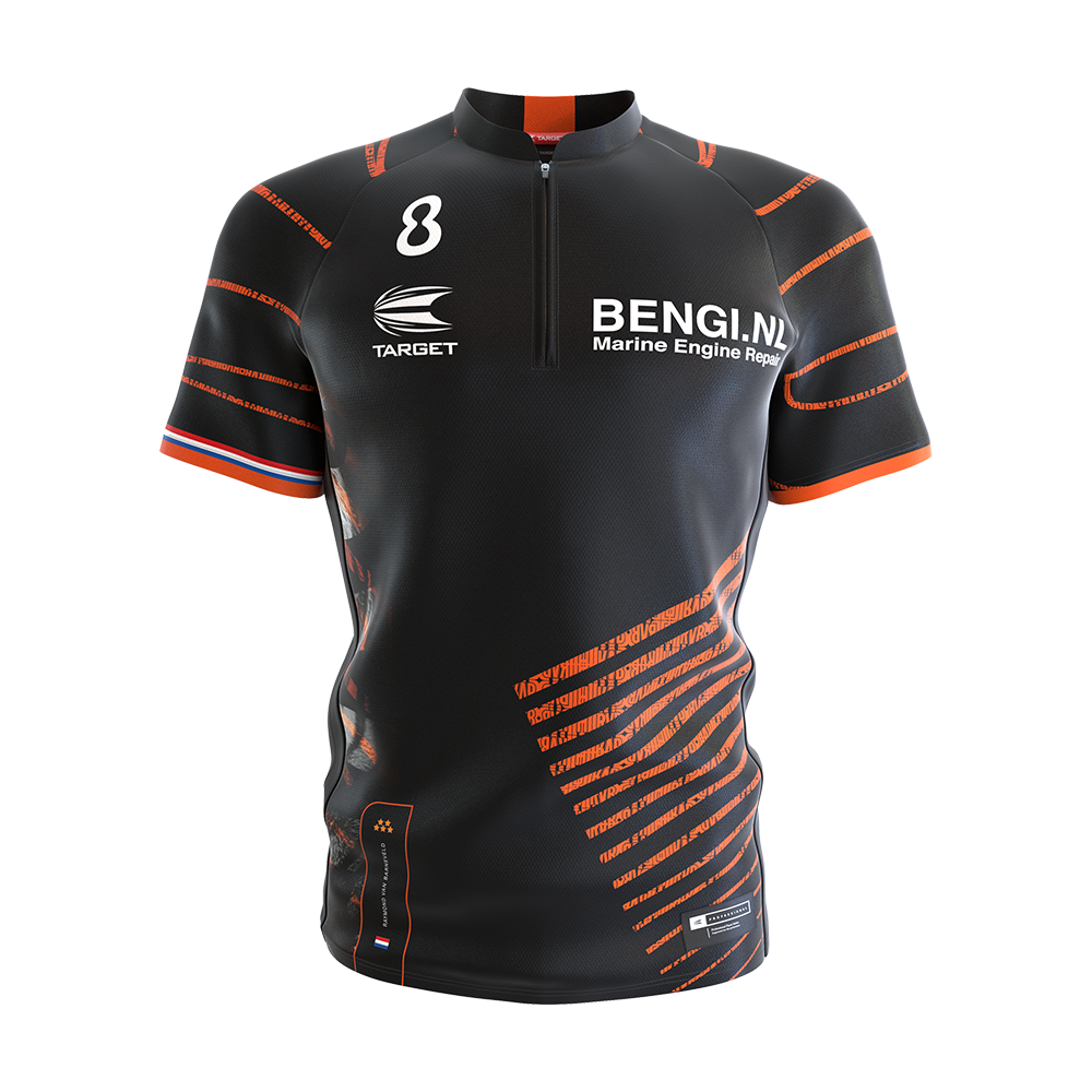 Target Coolplay Collarless Raymond Van Barneveld 2023 dart shirt