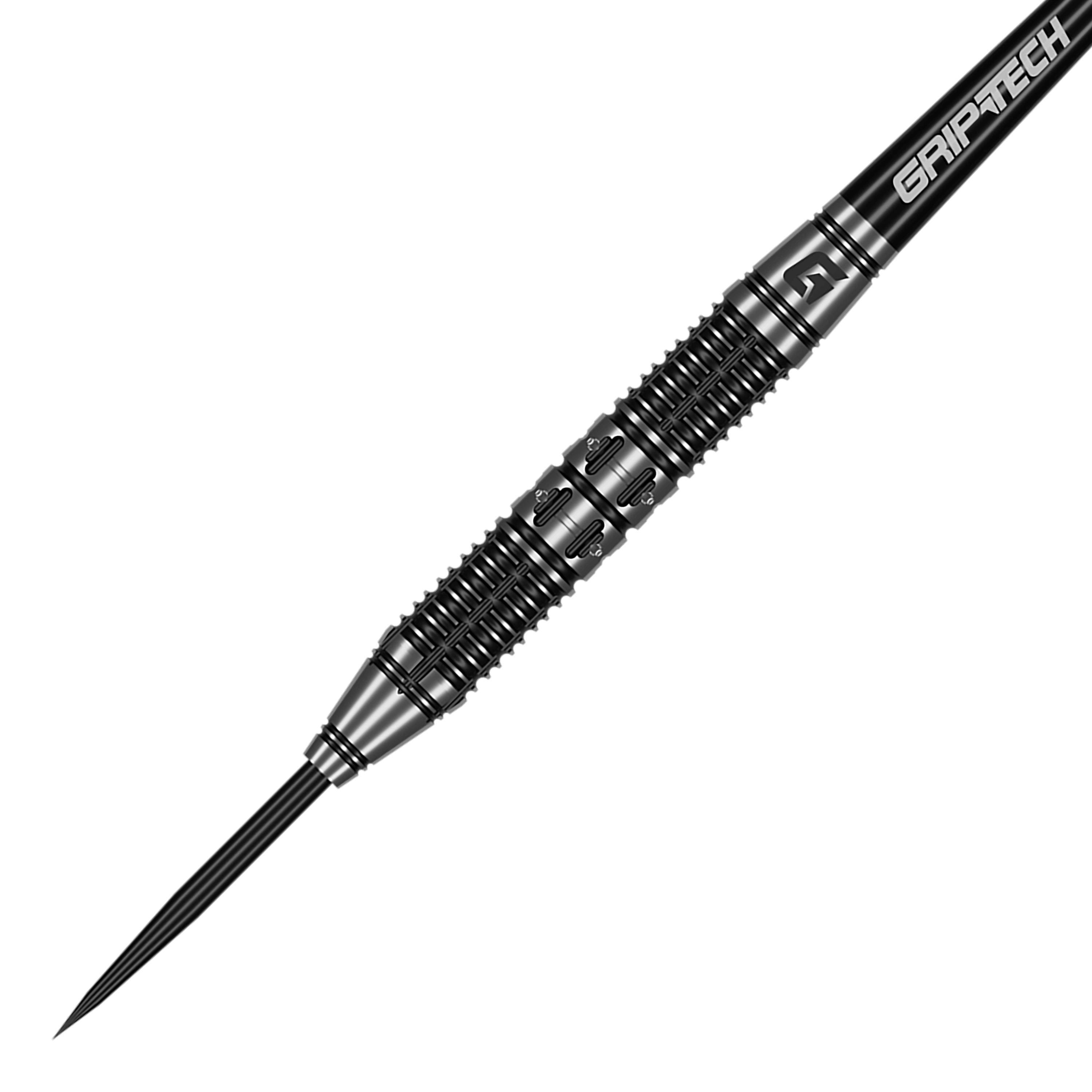 Abgebildet ist das Produkt GOAT Dumbbell Steeldarts. Diese Steeldarts zeichnen sich durch eine spezielle Form aus.