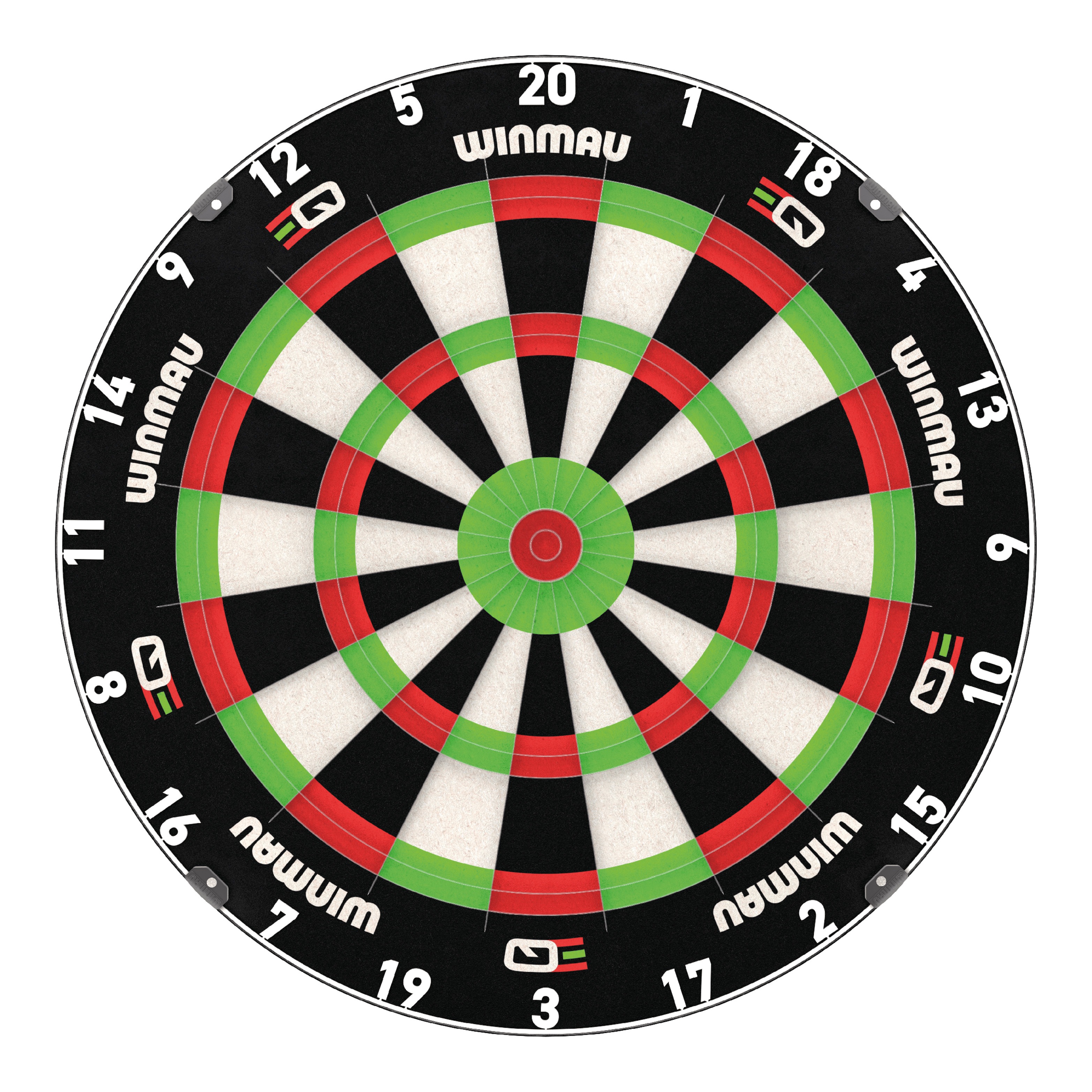 Winmau equalizer steel dartboard Das Bild zeigt das Winmau Equalizer Steeldartboard. Es handelt sich um ein professionelles Steeldartbrett für Dartspieler.