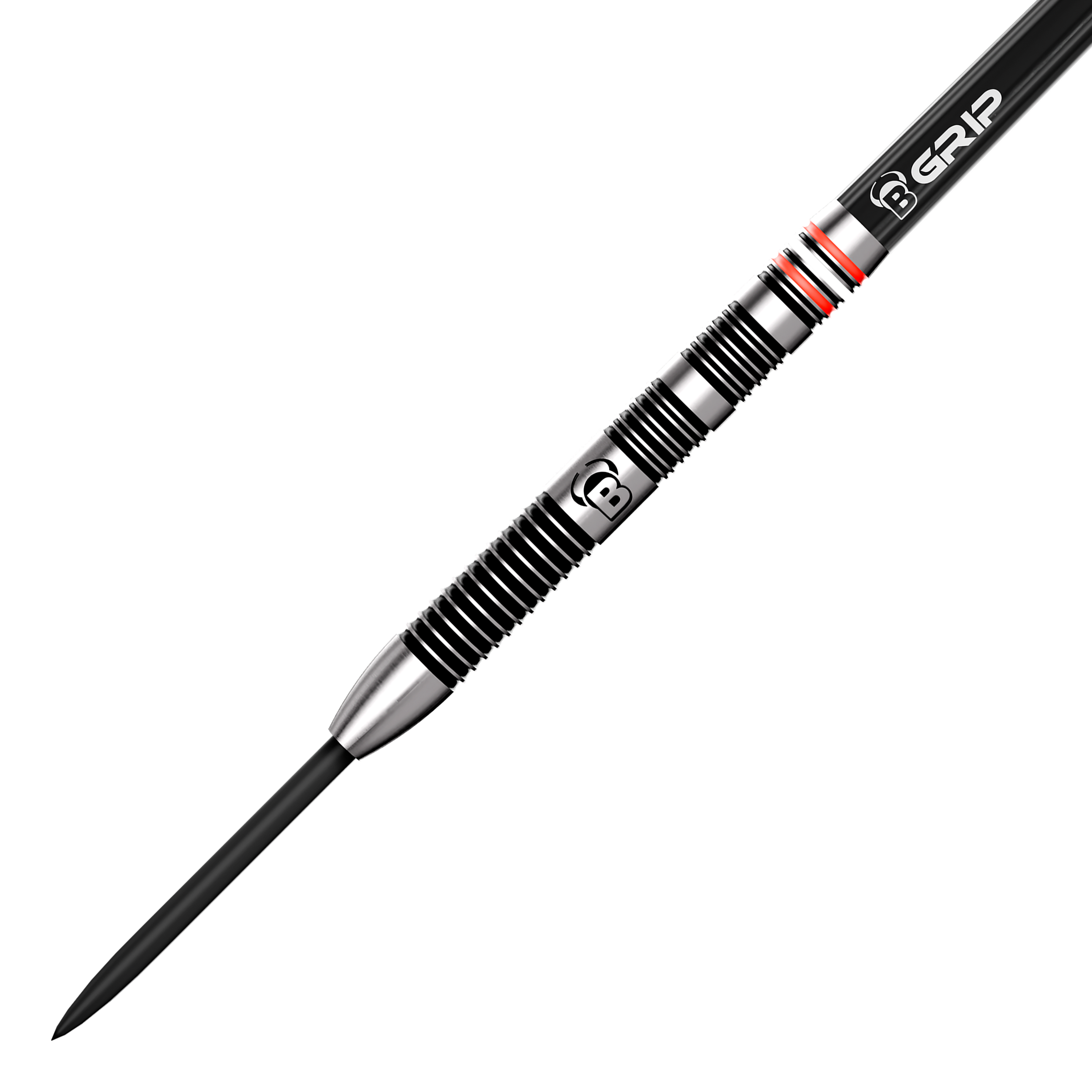 Bulls Challenger Patrick Tringler Steeldarts mit 21g Gewicht. Das Bild stellt die Form und Details der Steeldarts dar.