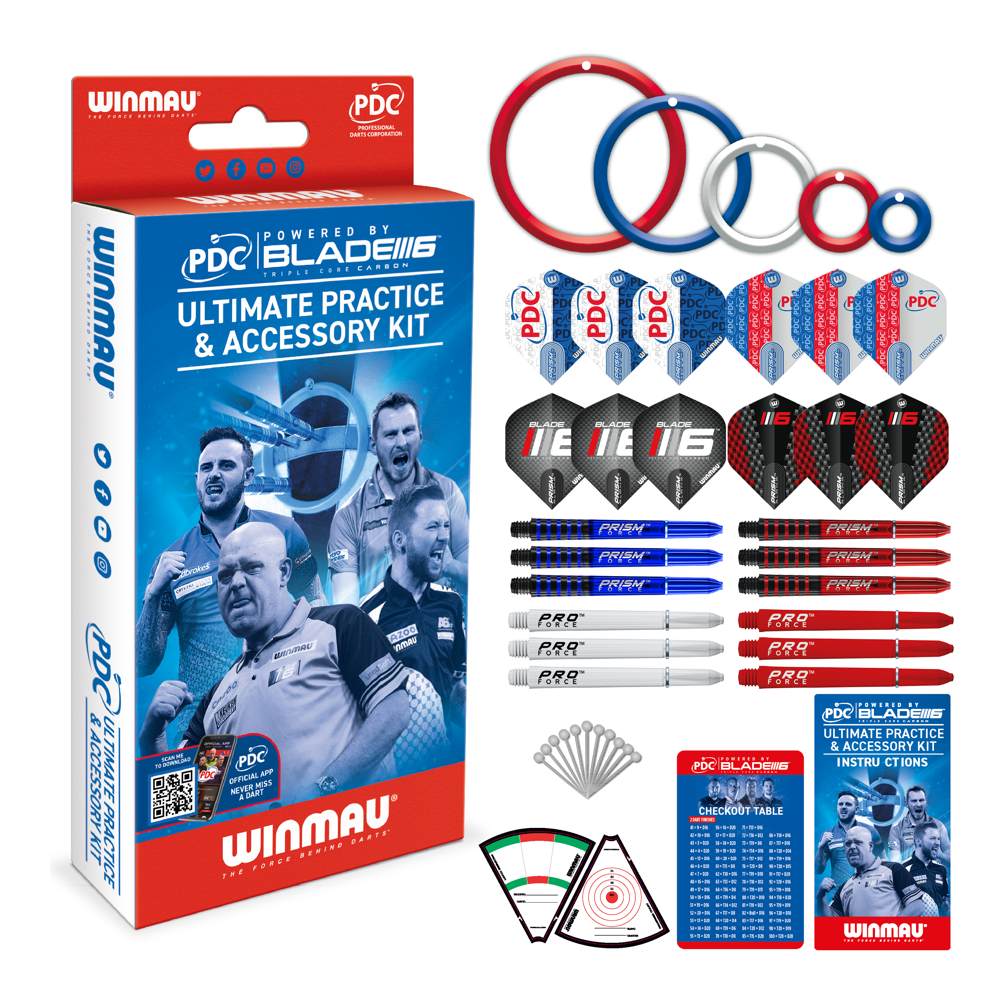 Winmau PDC Ultimate Practice Accessory Kit