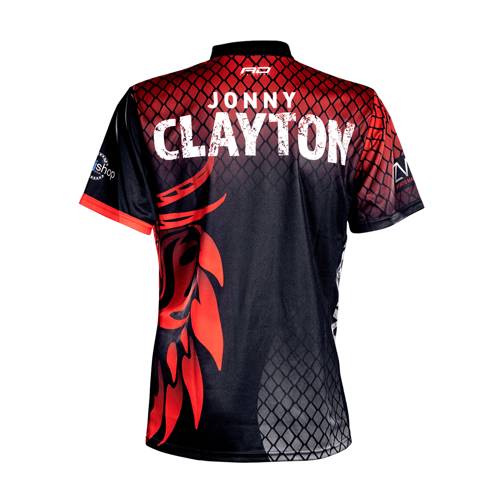 Red Dragon Jonny Clayton Tour dart shirt