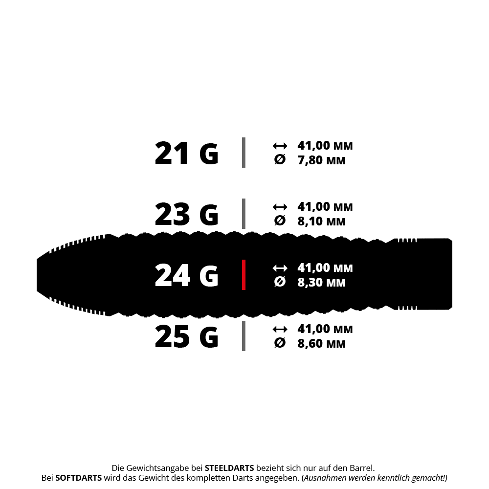 Harrows Dimplex S3 Bomb Steeldarts