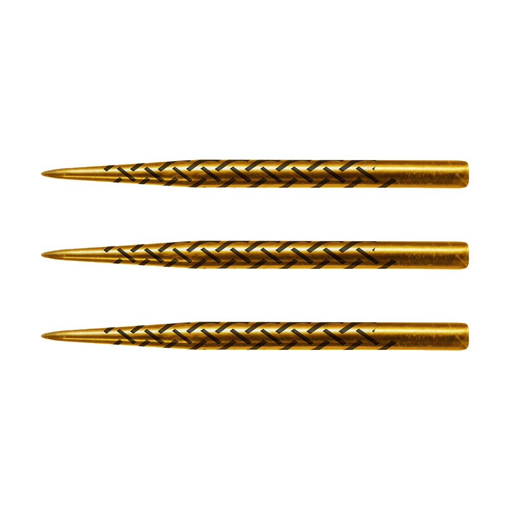 Shot Warrior Gold Titanium Steeldartspitzen