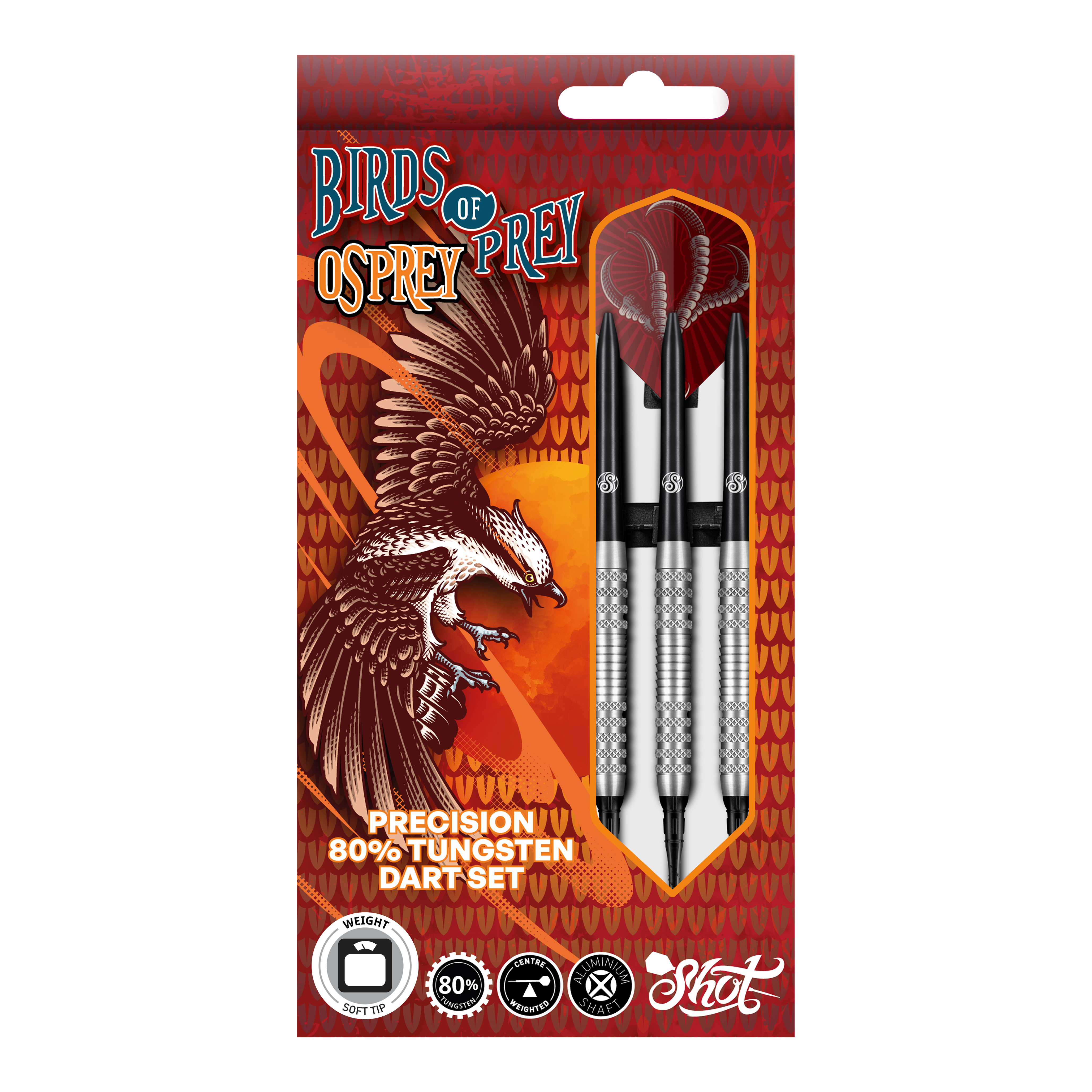 Shot Birds Of Prey Osprey Soft Darts - 18g