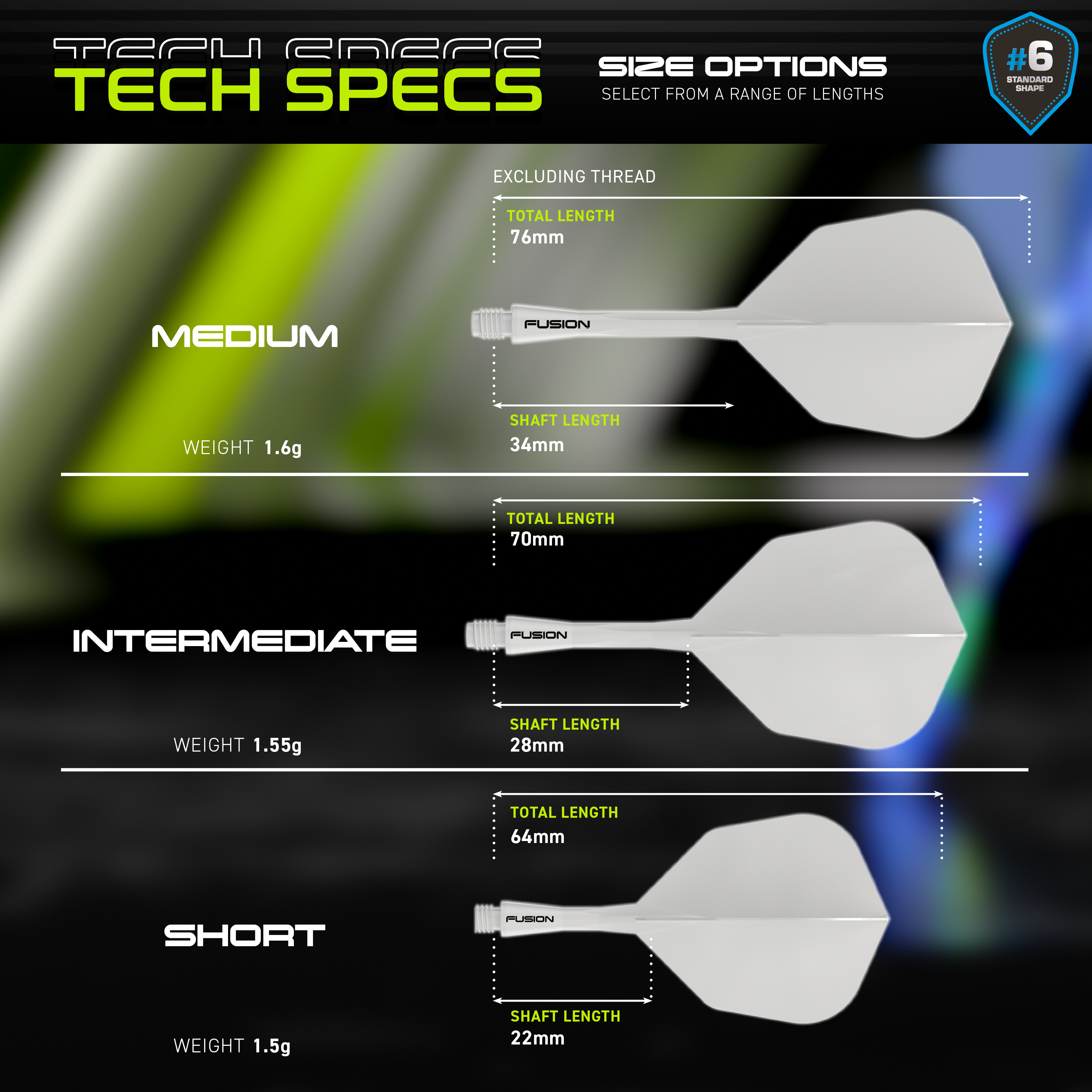 Winmau Fusion Flight Shaft System No6 Solid White Dieses Bild präsentiert das Winmau Fusion Flight-Shaft-System No6 Solid White. Das Produkt ist ein Dart-Schaft in Weiß.