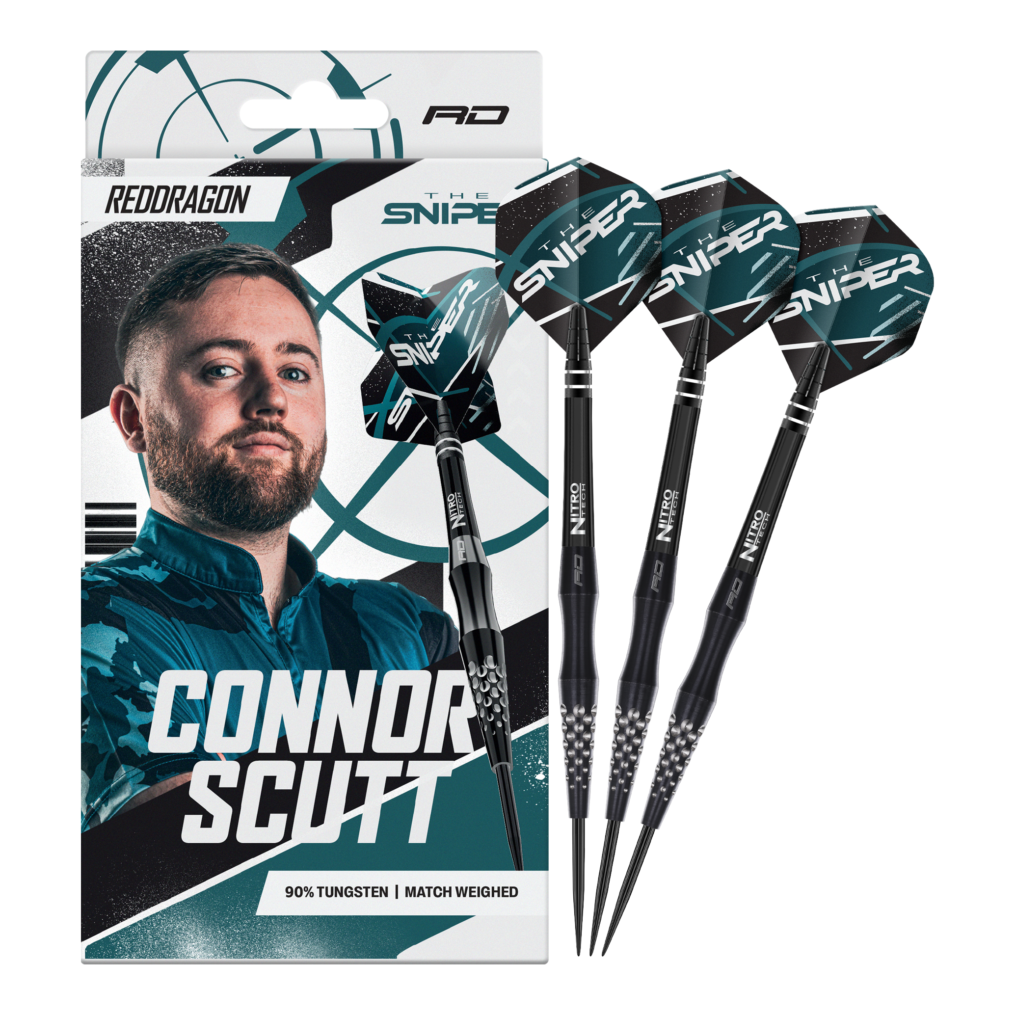 Red Dragon Connor Scutt The Sniper Steeldarts - 22g Das Foto präsentiert Red Dragon Connor Scutt The Sniper Steeldarts - 22g. Diese Darts sind ideal für ambitionierte Dartspieler.
