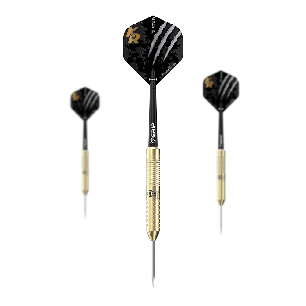 Bulls Krzysztof Ratajski Brass Gold Steeldarts - 22g