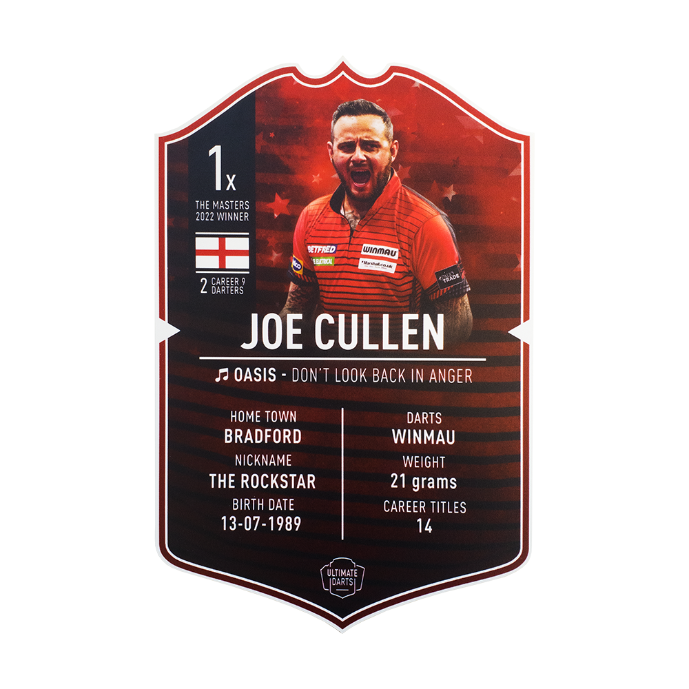 Ultimate Darts Card - Joe Cullen 