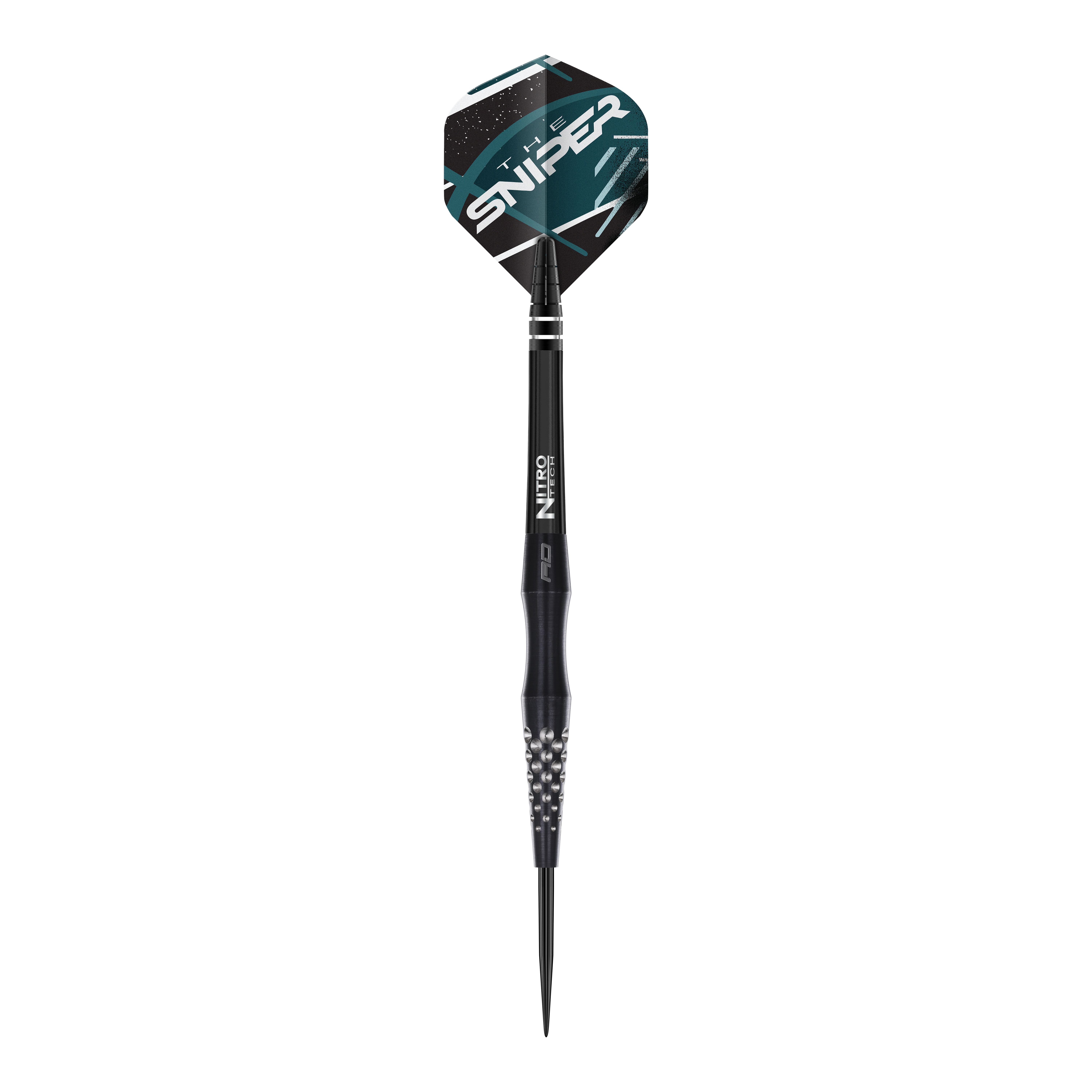 Abgebildet ist das Produkt Red Dragon Connor Scutt The Sniper Steeldarts - 22g. Diese Darts sind speziell für professionelle Spieler entwickelt.