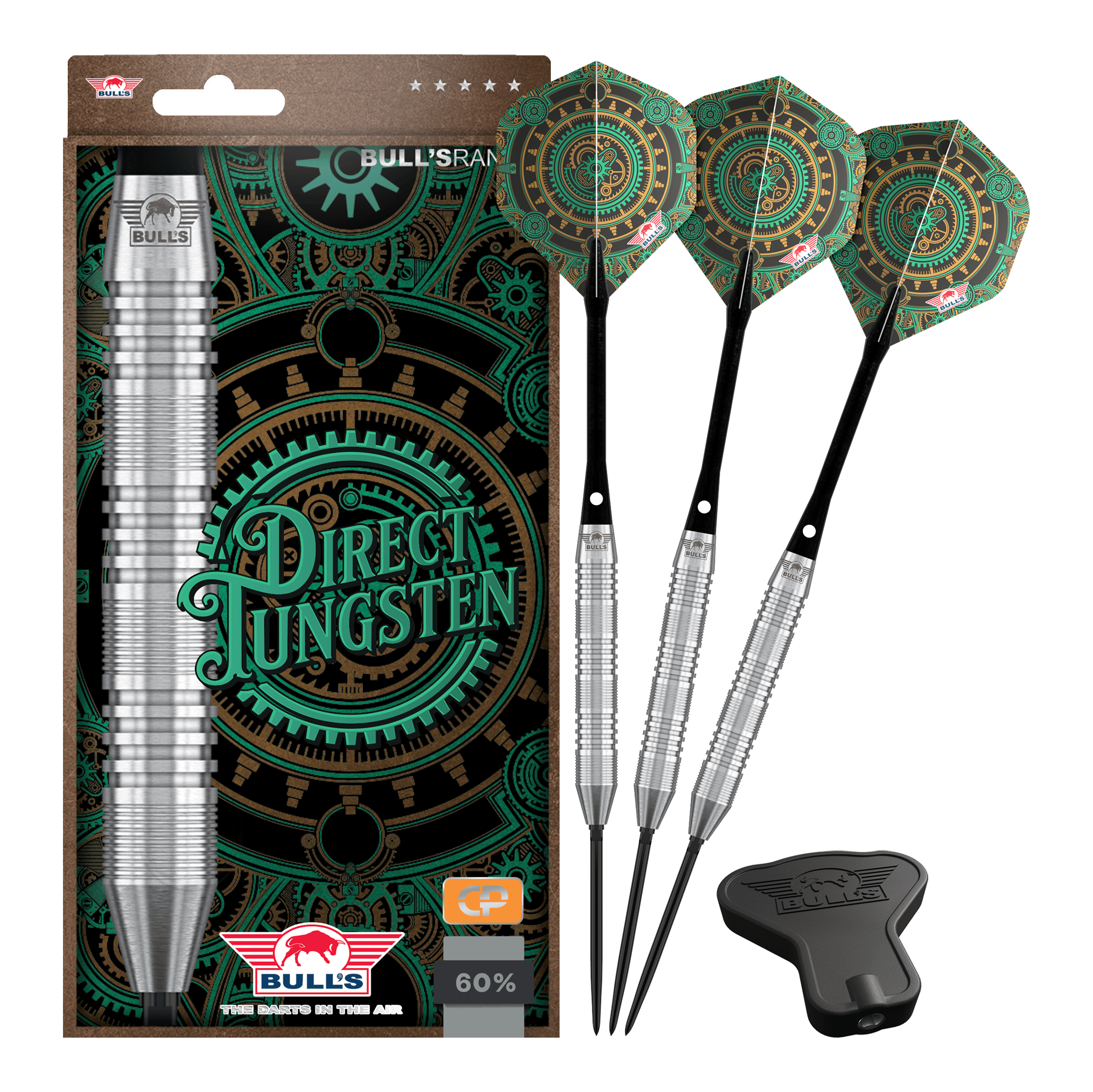 Bulls NL Direct Tungsten Convertible Point Steel Darts - 23g