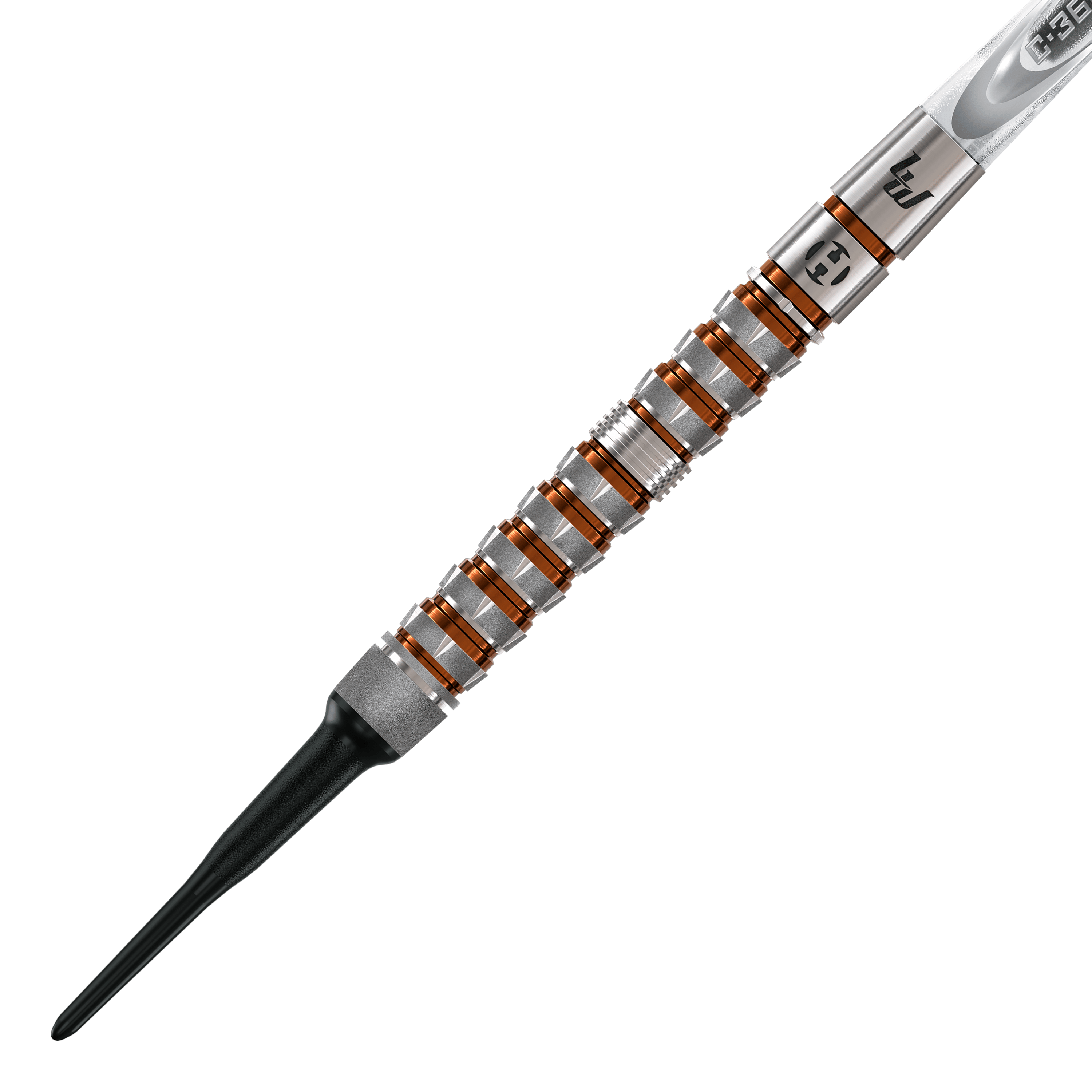 Harrow's Luke Woodhouse Series 3 Soft Darts - 18g Gezeigt wird das Harrows Luke Woodhouse Series 3 Softdarts - 18g Set. Die Softdarts sind Teil der Luke Woodhouse Serie.
