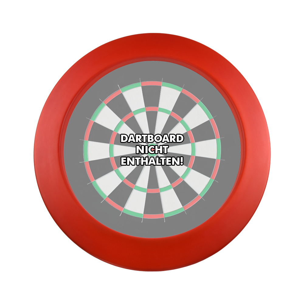 Karella PU Slimline Dartboard Surround - Red