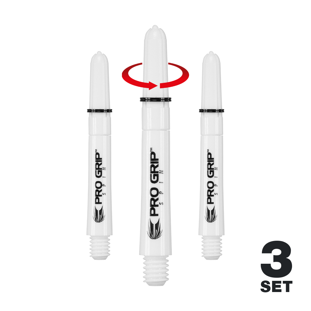 Target Pro Grip Spin Shafts - 3 Sets - White