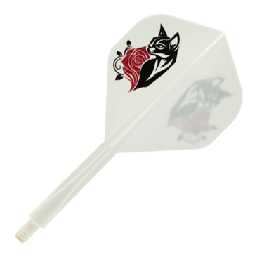 Condor AX Black Cat White Standard Flight Shaft System Abgebildet ist das Condor AXE Black Cat White Standard Flight-Shaft-System. Das Produkt bietet eine Kombination aus Flight und Shaft für mehr Stabilität beim Dartspiel.