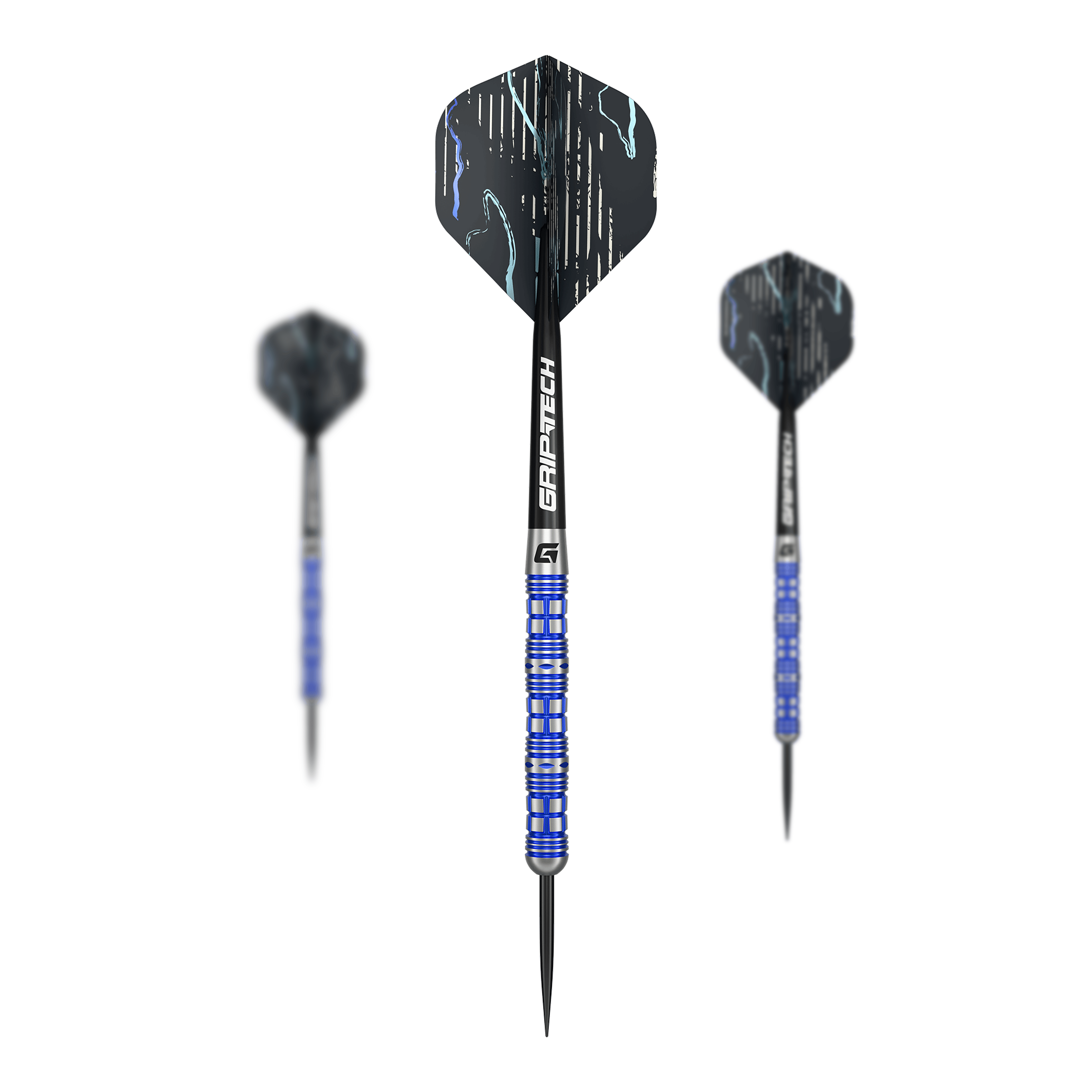 GOAT Surfer Steel Darts Abgebildet ist das Produkt GOAT Surfer Steeldarts. Es handelt sich um ein Set hochwertiger Steeldarts für das Dartspiel.