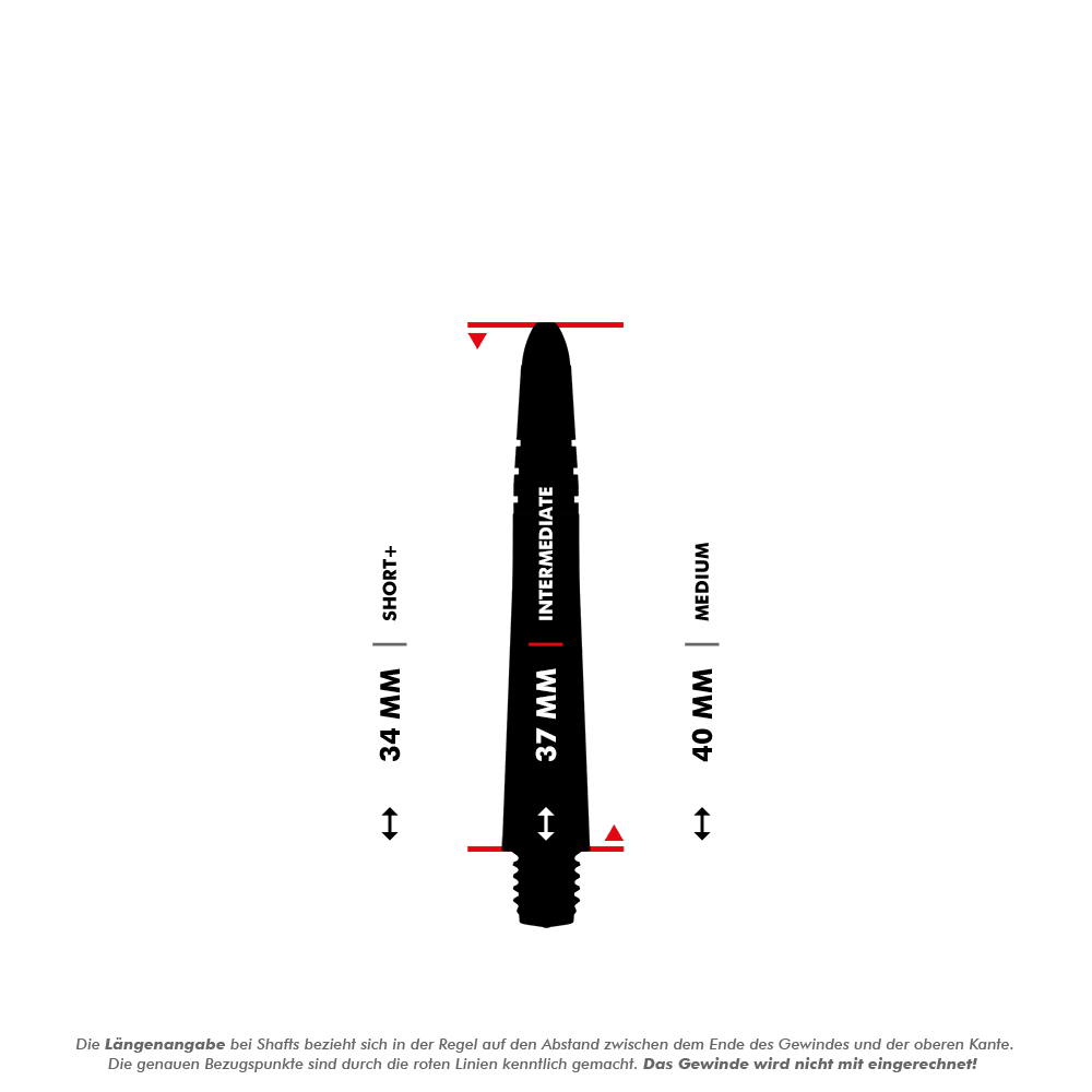 Winmau Vecta Shafts - Green