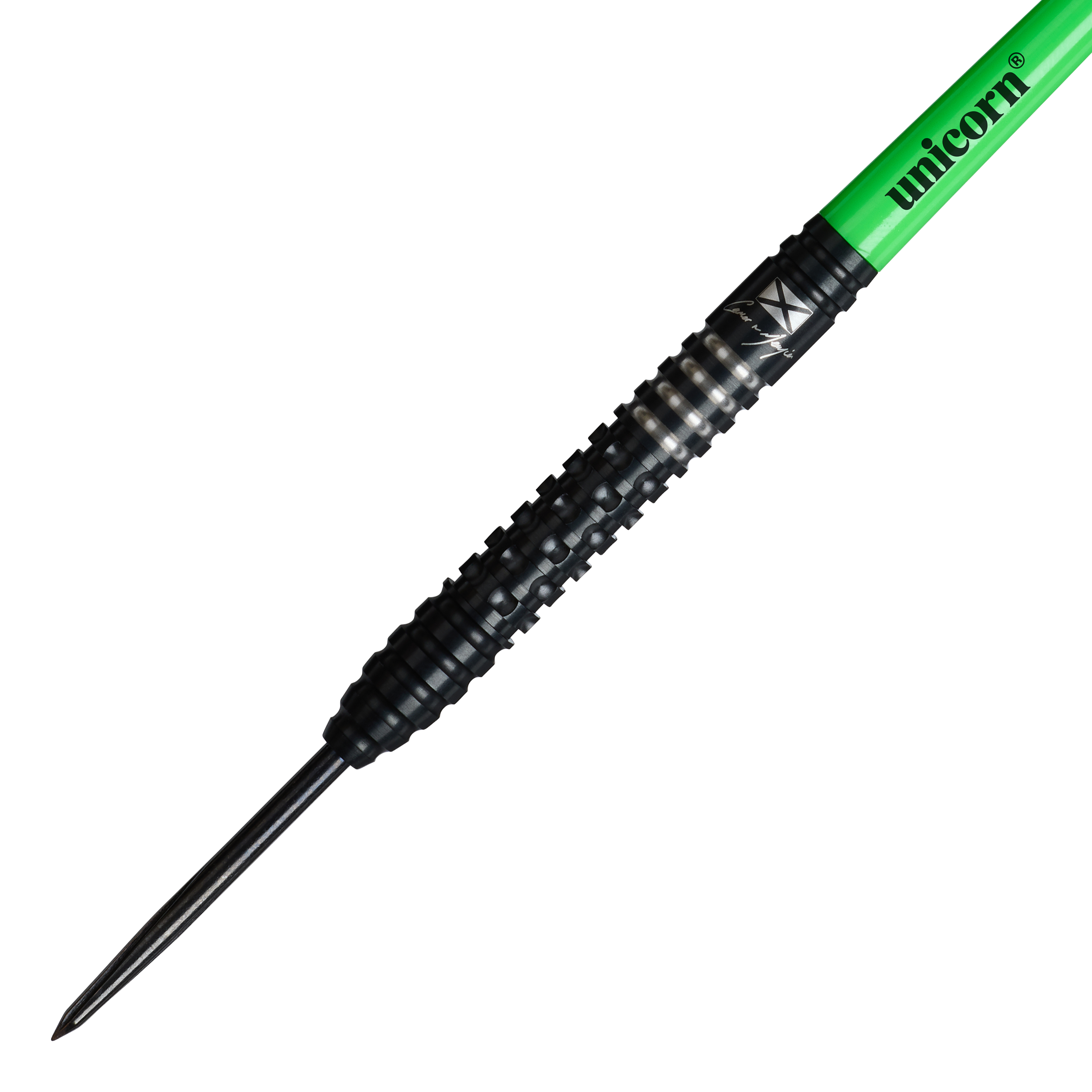 Unicorn Wraith Cameron Menzies Steel Darts - 23g Unicorn Wraith Cameron Menzies Steeldarts mit einem Gewicht von 23g sind dargestellt. Diese Darts sind besonders für präzises Werfen konzipiert.